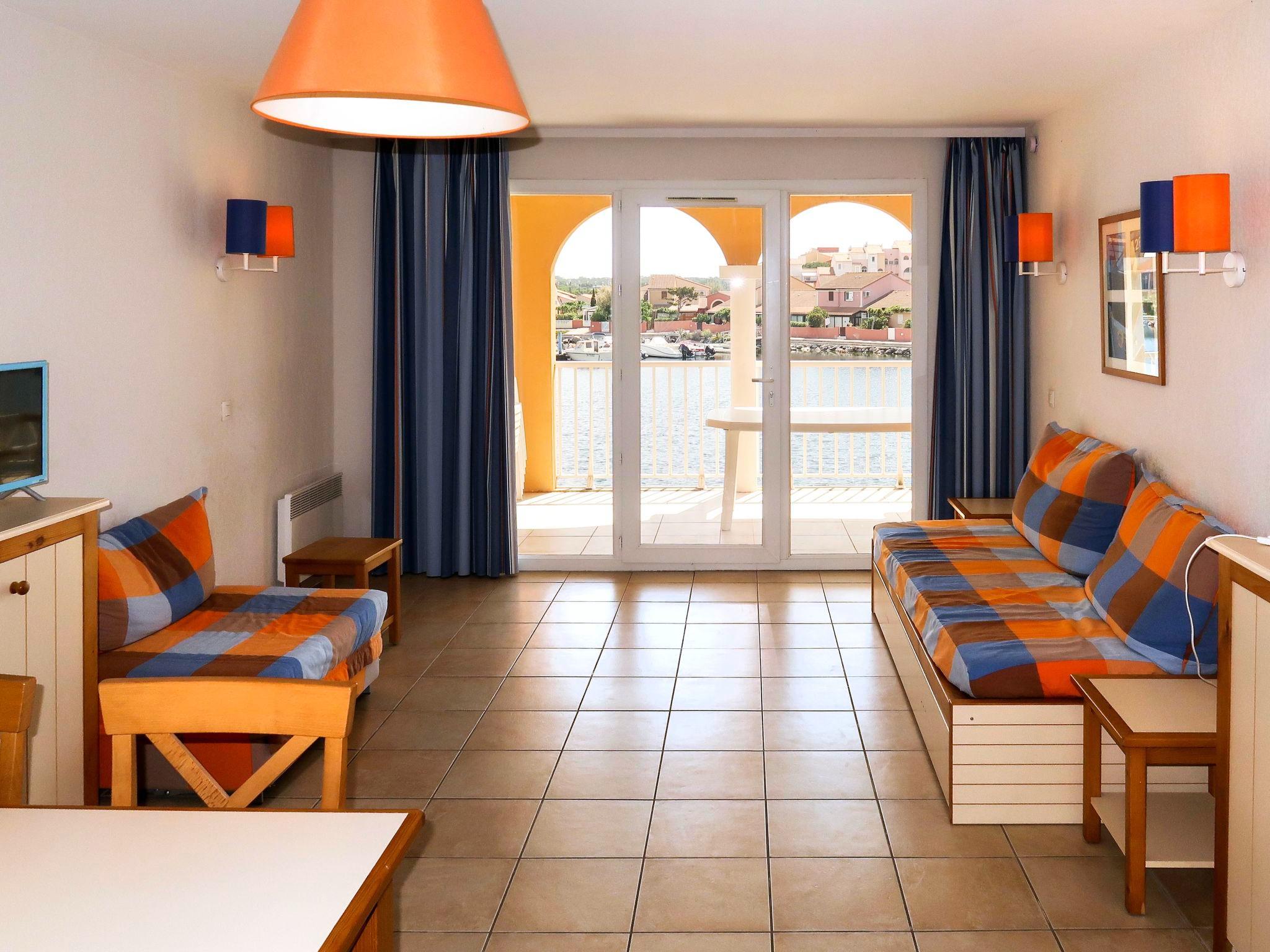 Foto 3 - Apartamento de 2 habitaciones en Le Barcarès con piscina y vistas al mar