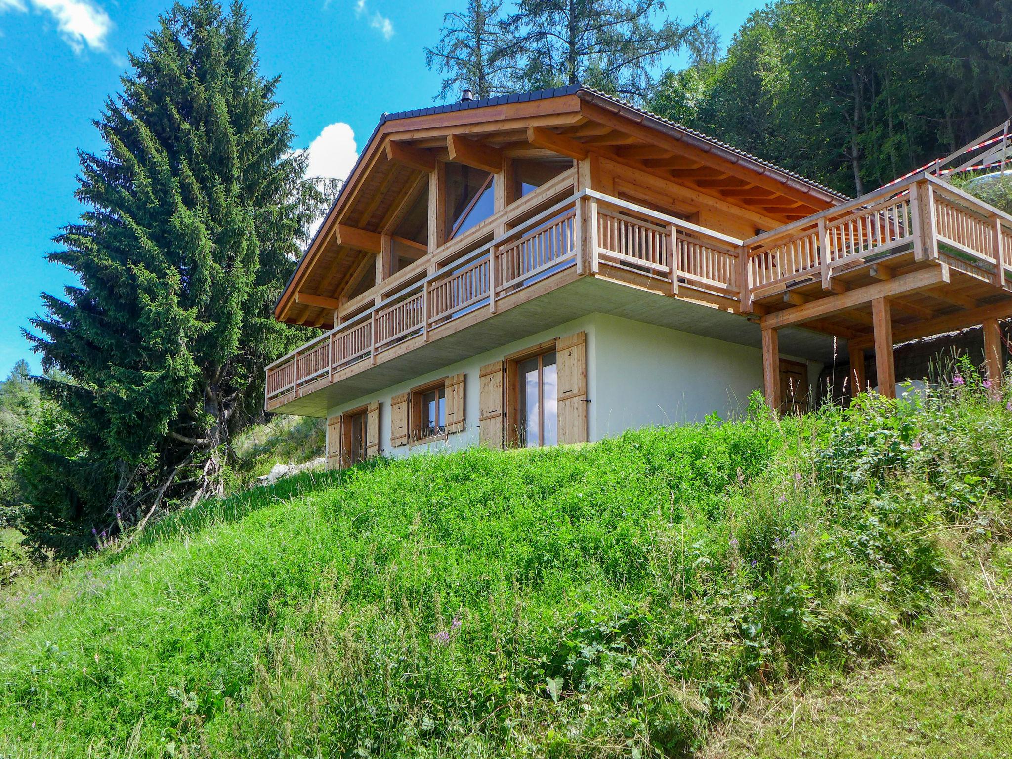 Foto 1 - Casa de 3 quartos em Nendaz com jardim e vista para a montanha