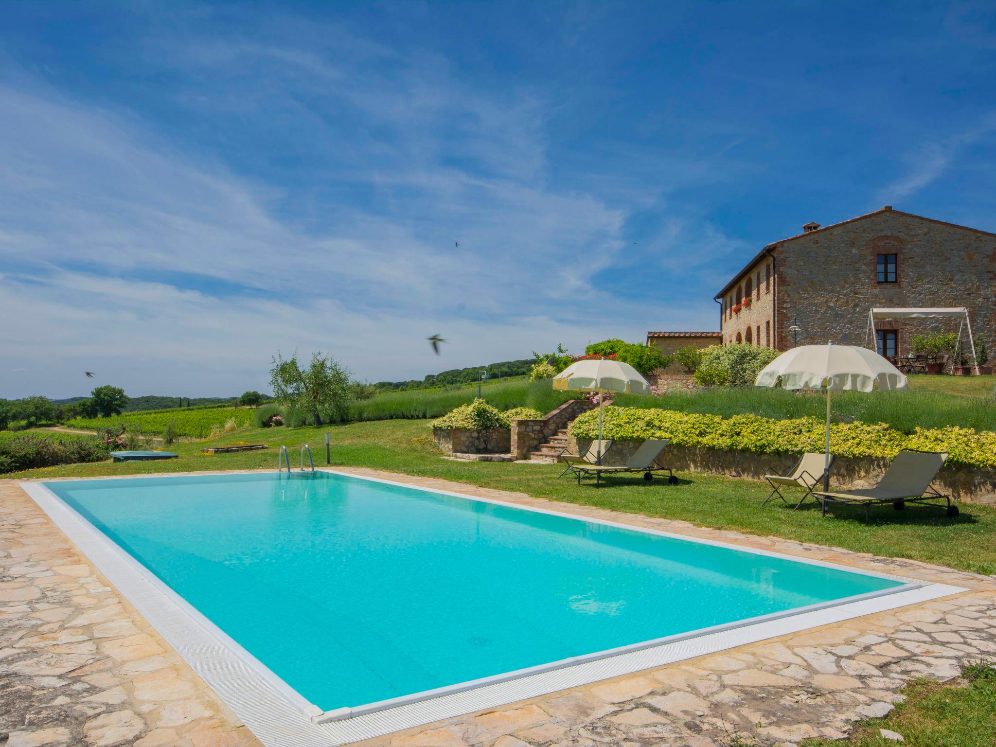 Foto 1 - Casa con 2 camere da letto a Castelnuovo Berardenga con piscina e giardino
