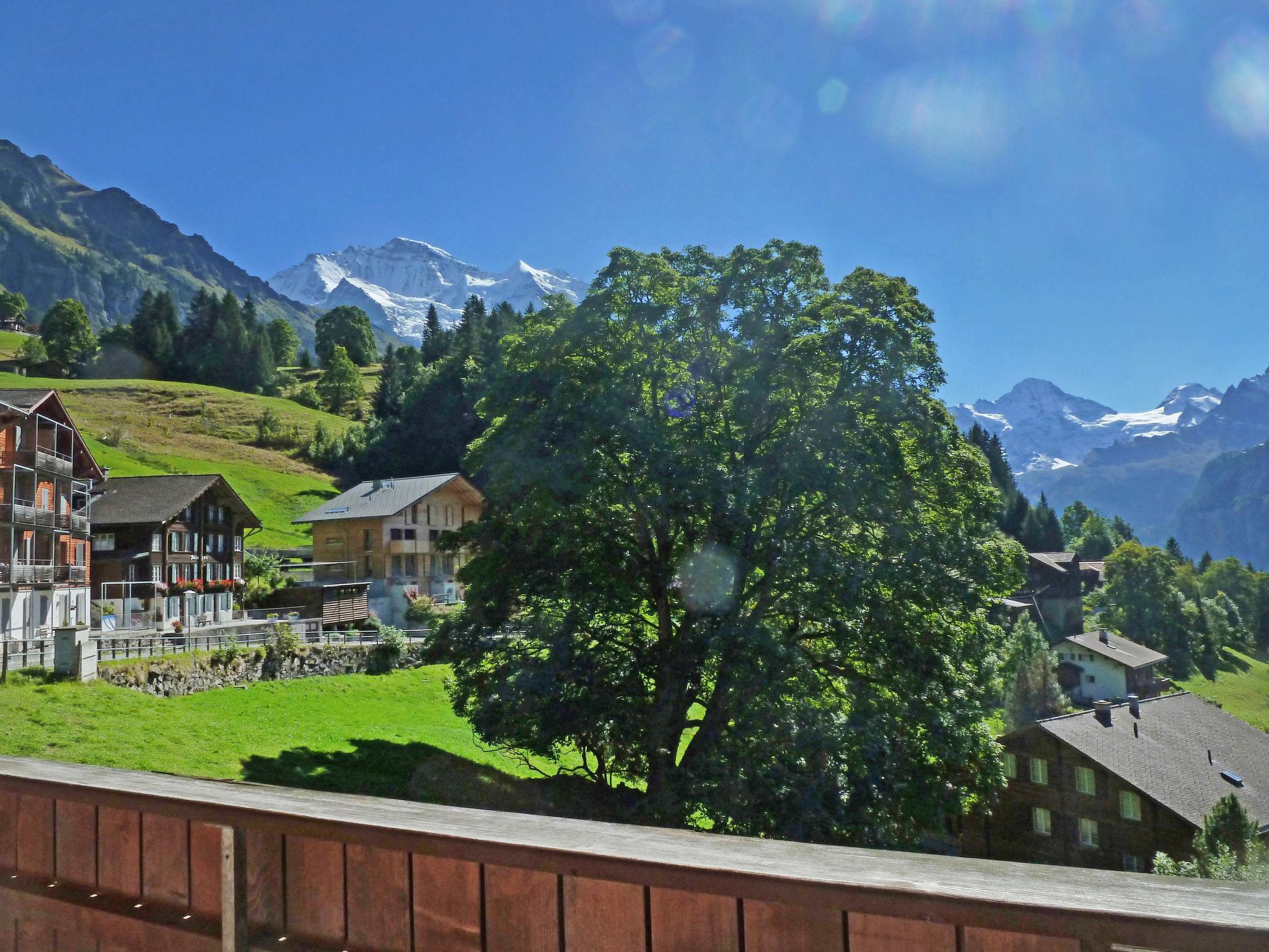 Foto 19 - Appartamento con 3 camere da letto a Lauterbrunnen con vista sulle montagne