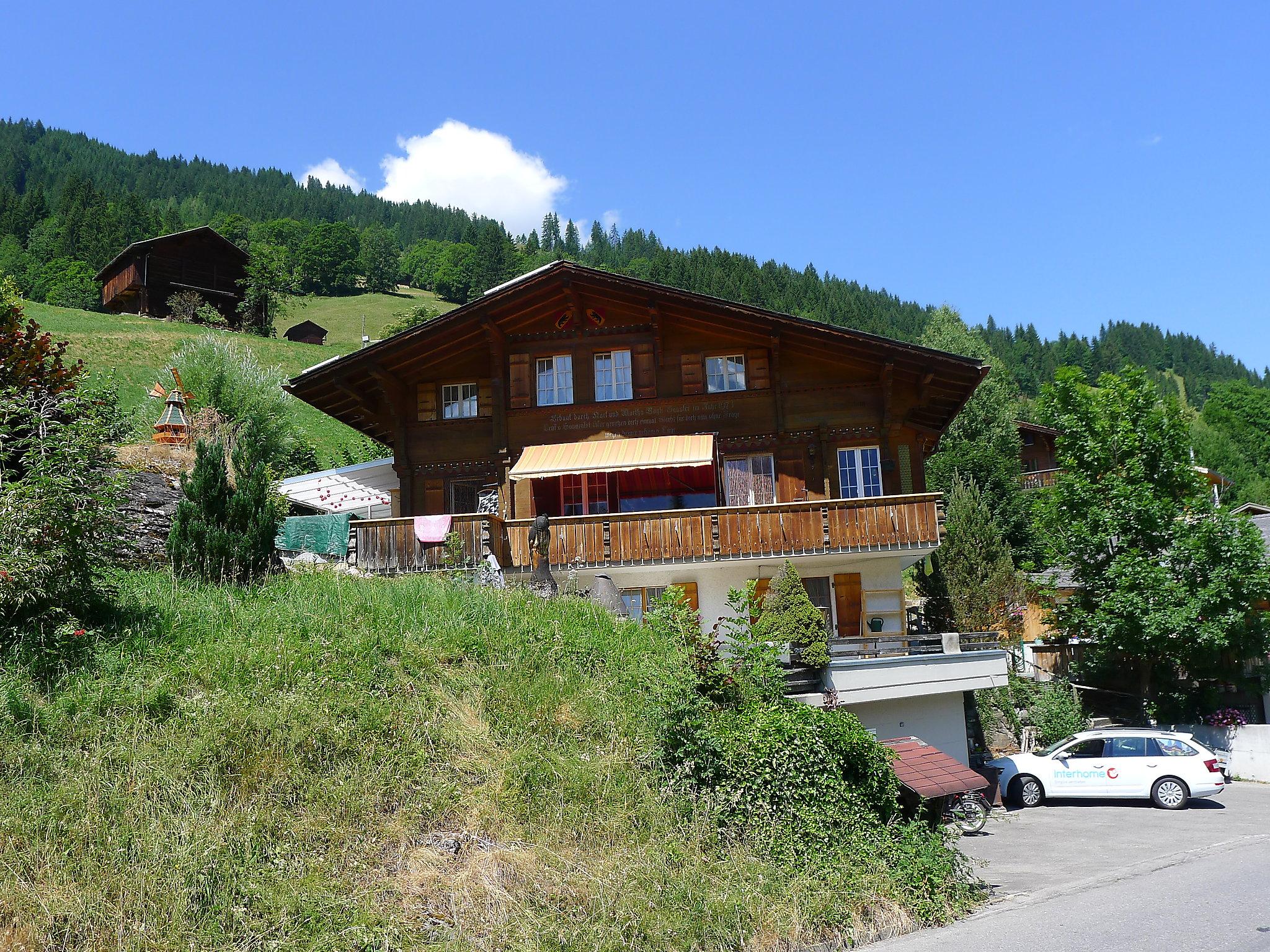 Foto 1 - Appartamento con 1 camera da letto a Lenk con giardino e vista sulle montagne