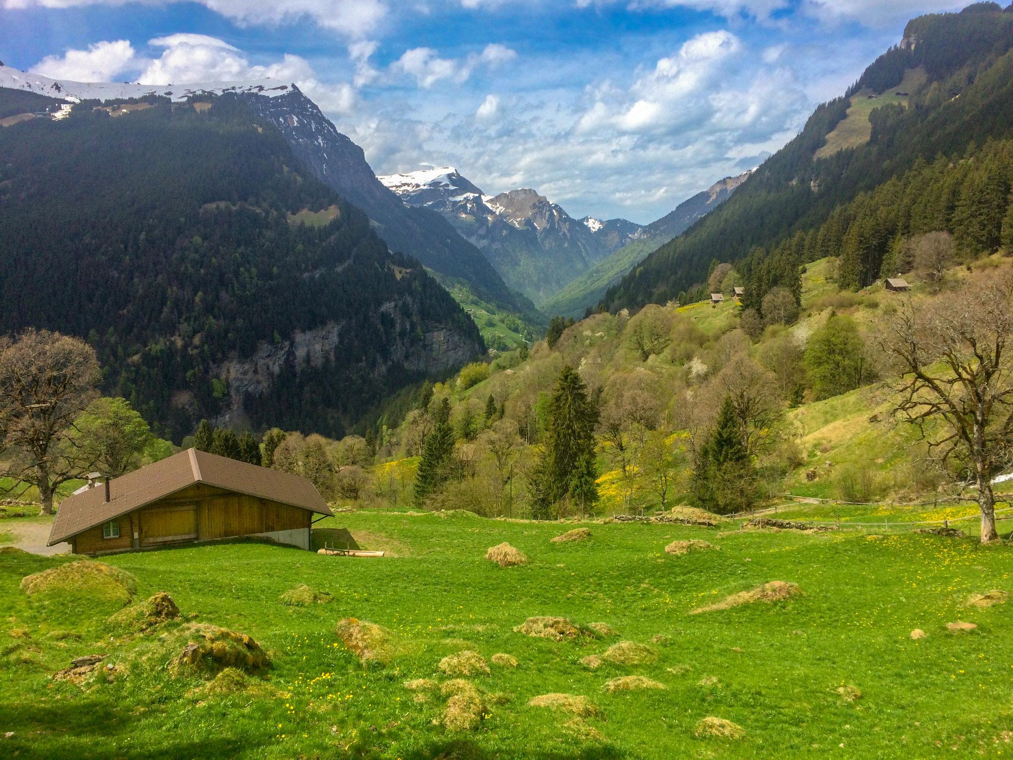 Foto 4 - Apartamento de 1 habitación en Grindelwald con terraza y vistas a la montaña