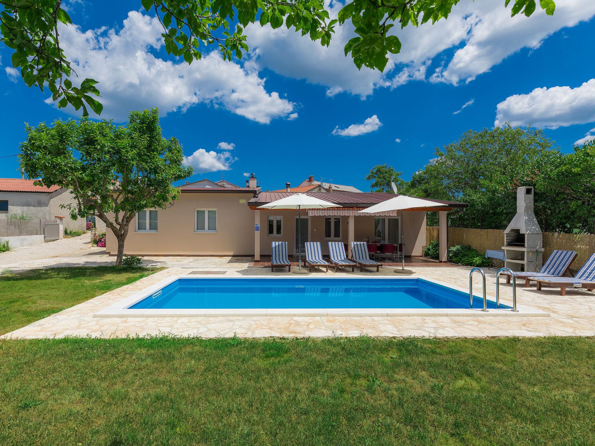 Foto 1 - Casa de 3 habitaciones en Sveti Petar u Šumi con piscina privada y vistas al mar