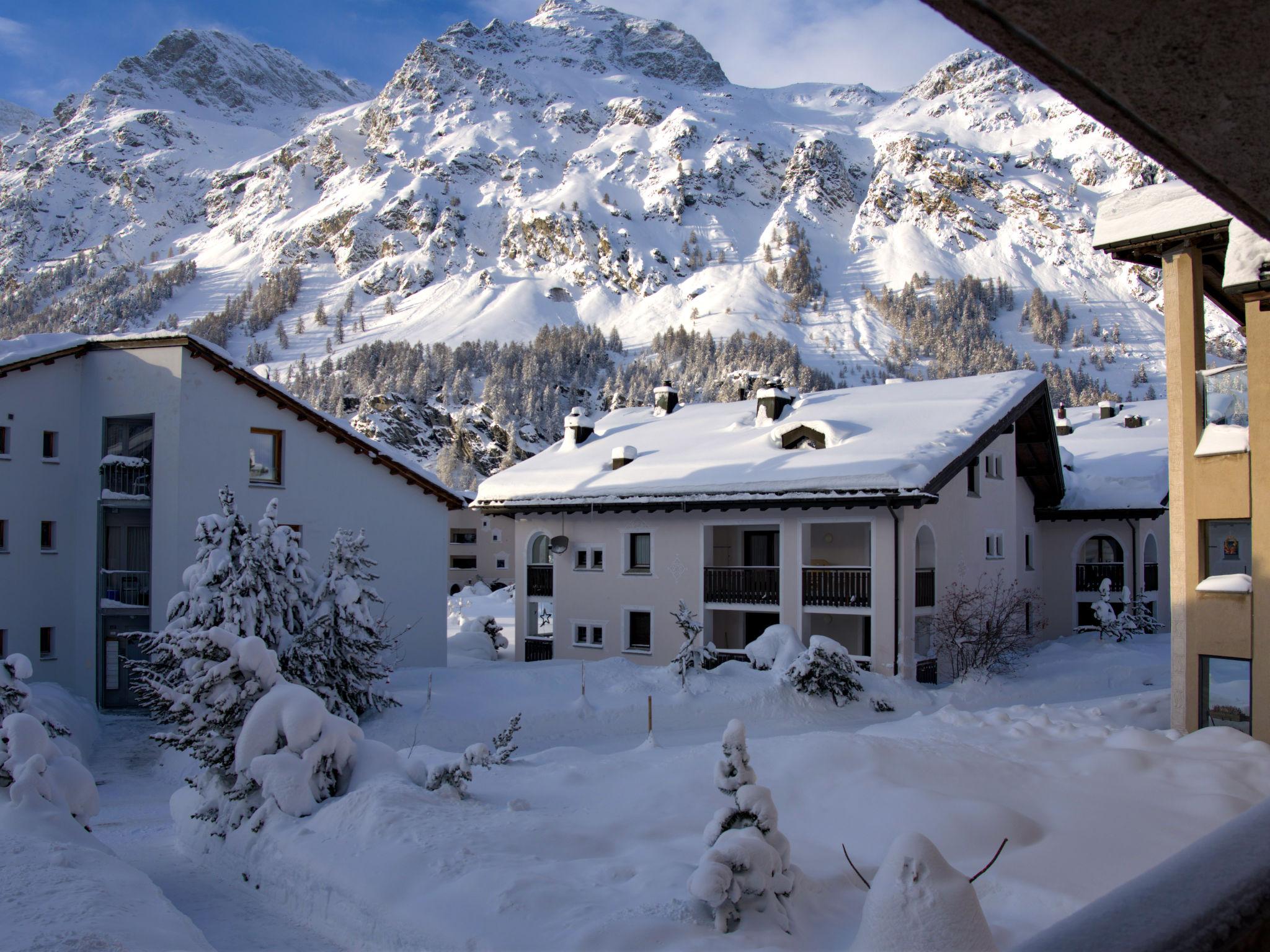 Foto 25 - Apartment mit 2 Schlafzimmern in Sils im Engadin/Segl mit blick auf die berge