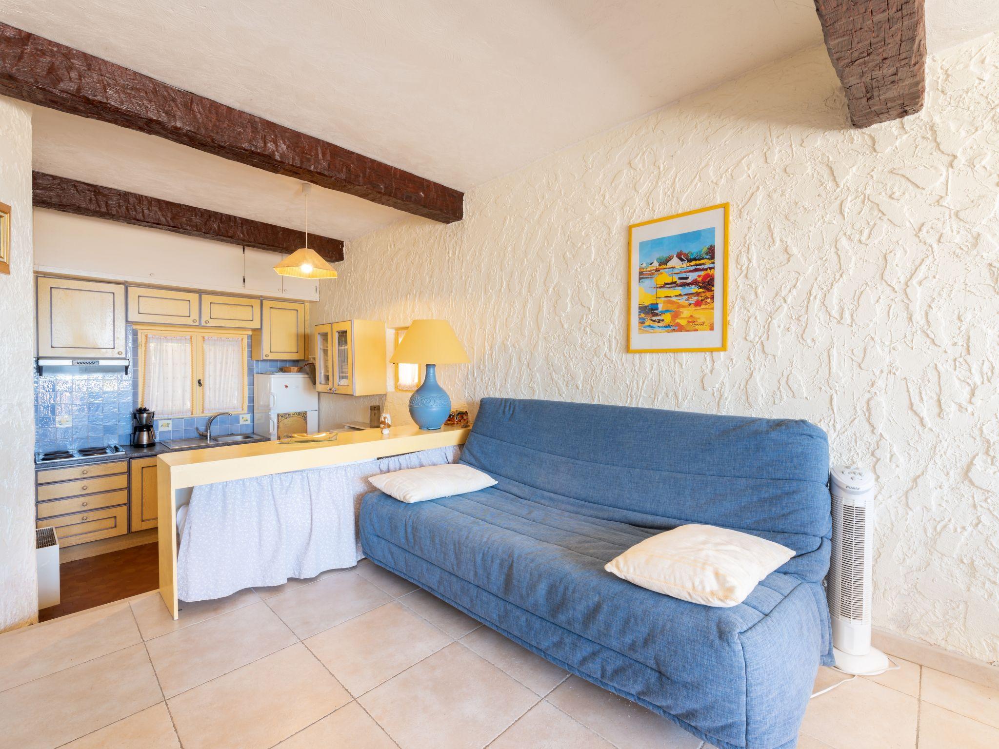 Foto 10 - Apartamento de 1 habitación en Grimaud con piscina y vistas al mar