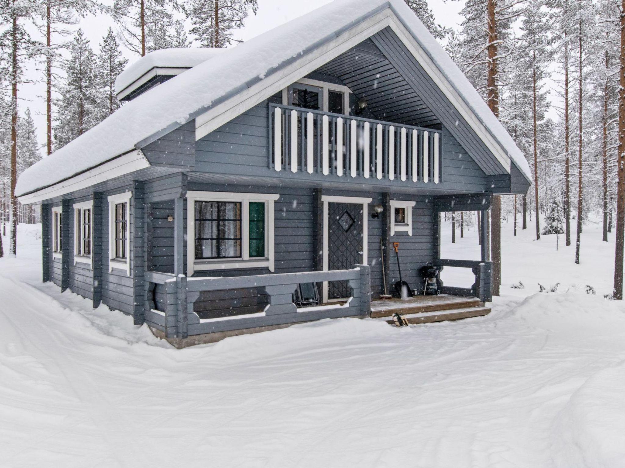 Foto 1 - Casa de 3 habitaciones en Puolanka con sauna y vistas a la montaña