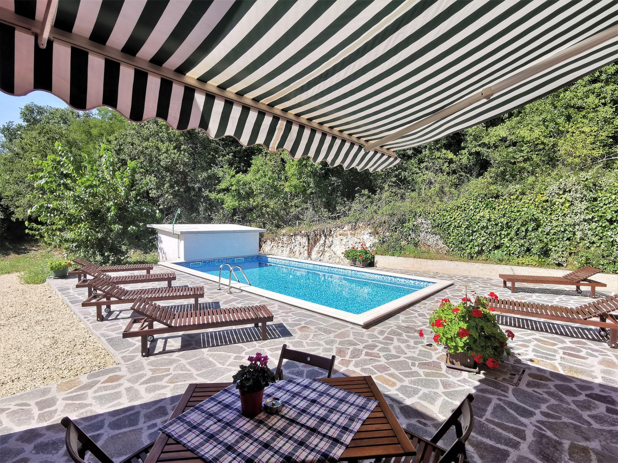 Foto 2 - Appartamento con 4 camere da letto a Žminj con piscina privata e giardino