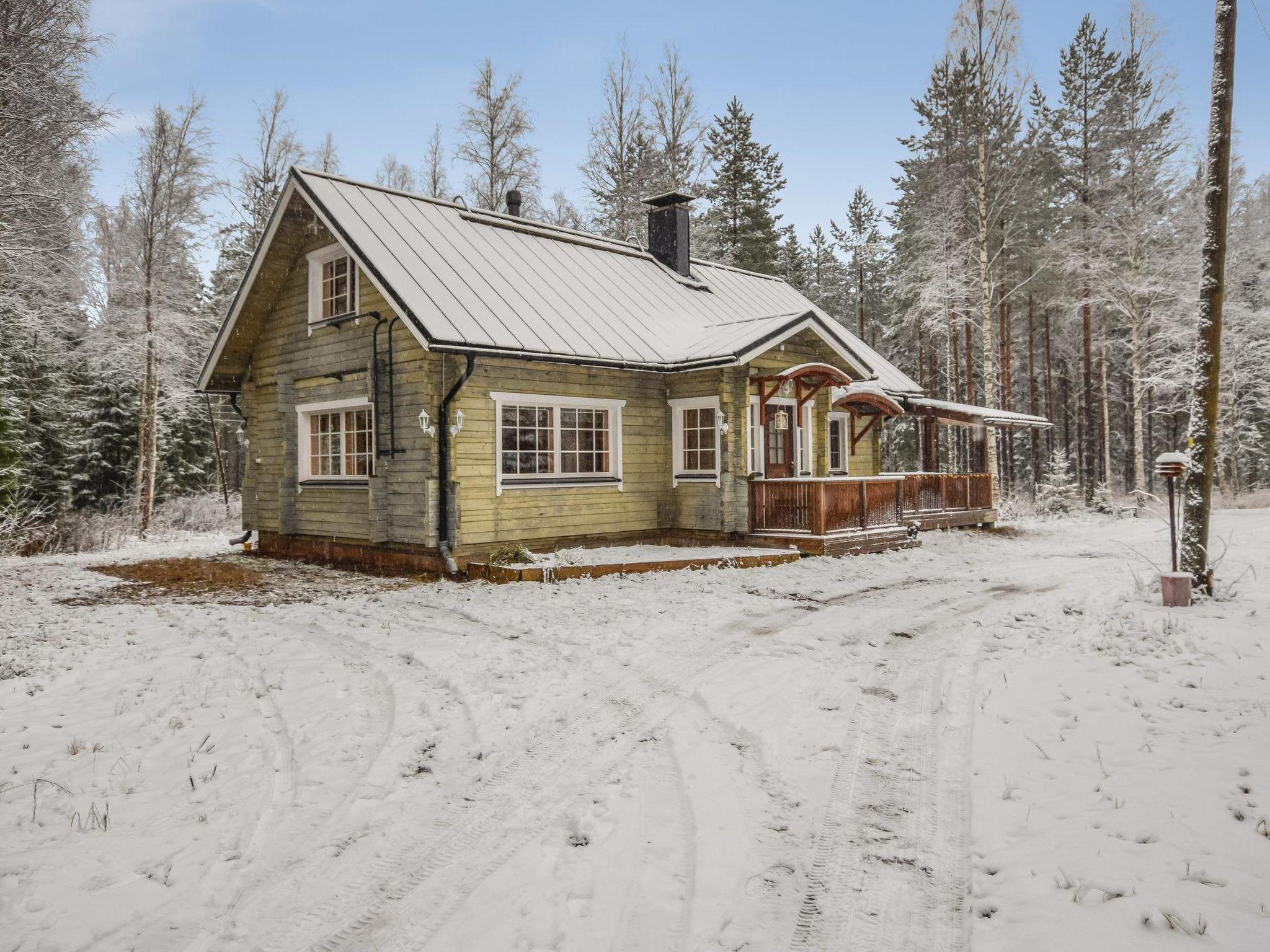 Foto 2 - Casa de 3 habitaciones en Hankasalmi con sauna y bañera de hidromasaje