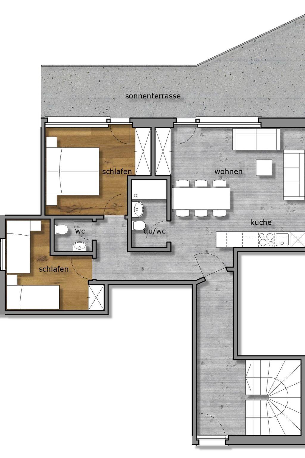Foto 21 - Apartamento de 2 habitaciones en Saas-Grund con jardín