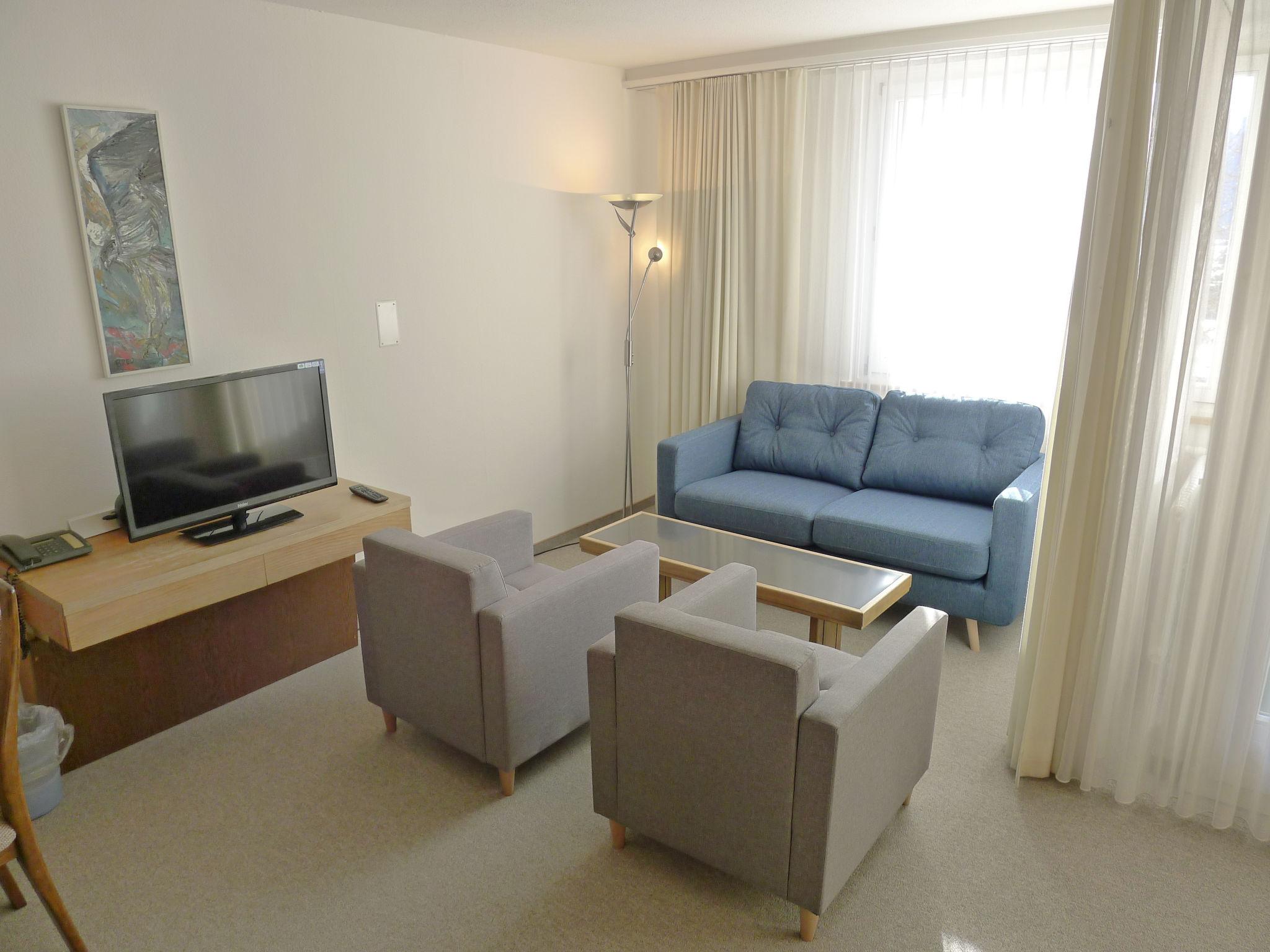Foto 2 - Appartamento con 1 camera da letto a Davos con sauna e vista sulle montagne