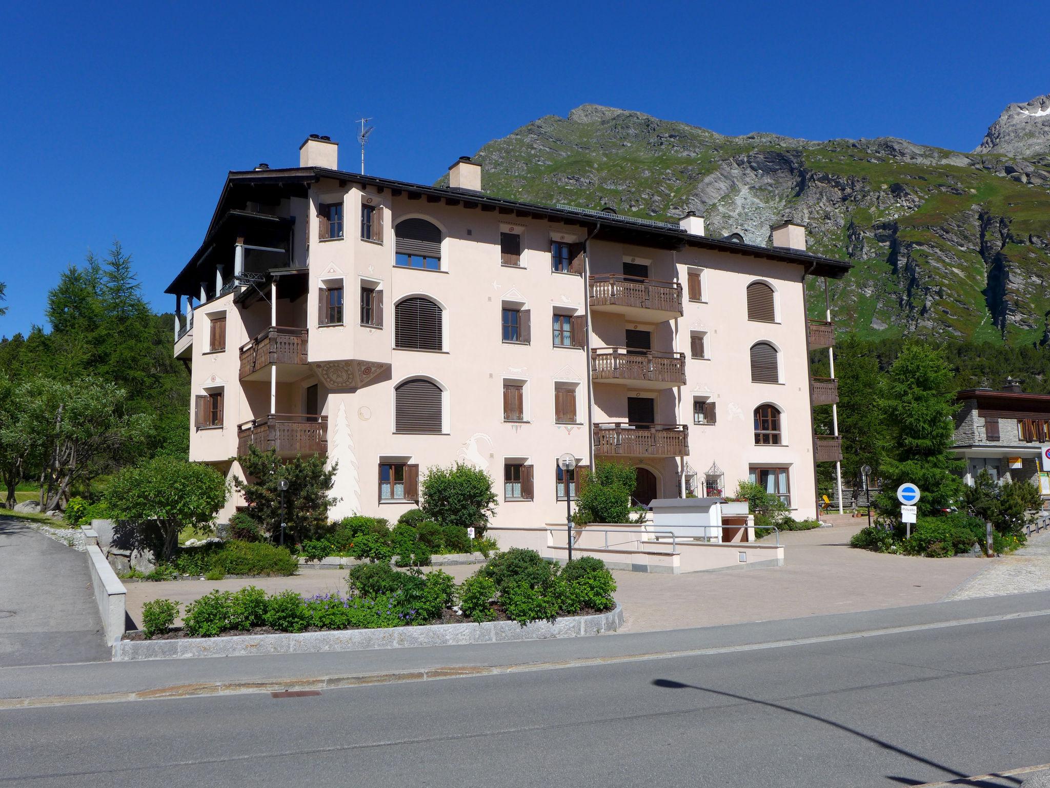 Foto 9 - Apartamento de 1 habitación en Bregaglia con vistas a la montaña