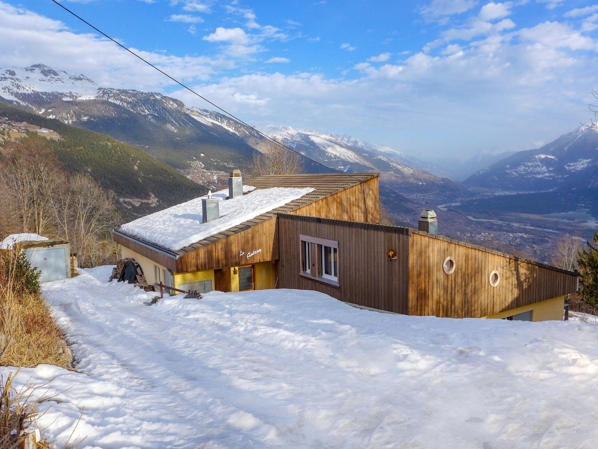 Foto 42 - Casa de 3 habitaciones en Crans-Montana con jardín y terraza