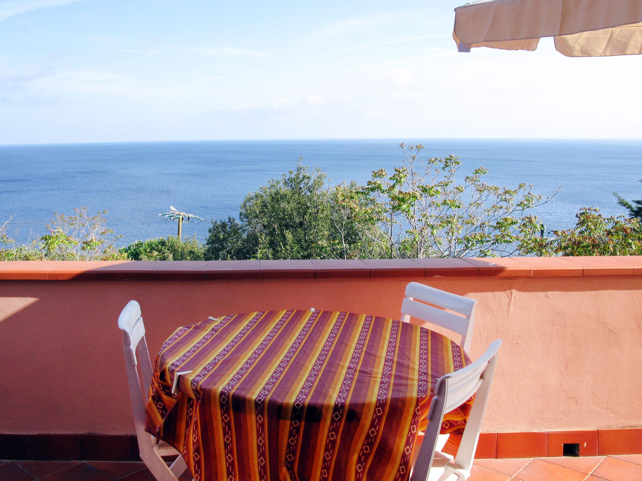 Foto 2 - Apartamento de 1 habitación en Portoferraio con jardín y vistas al mar