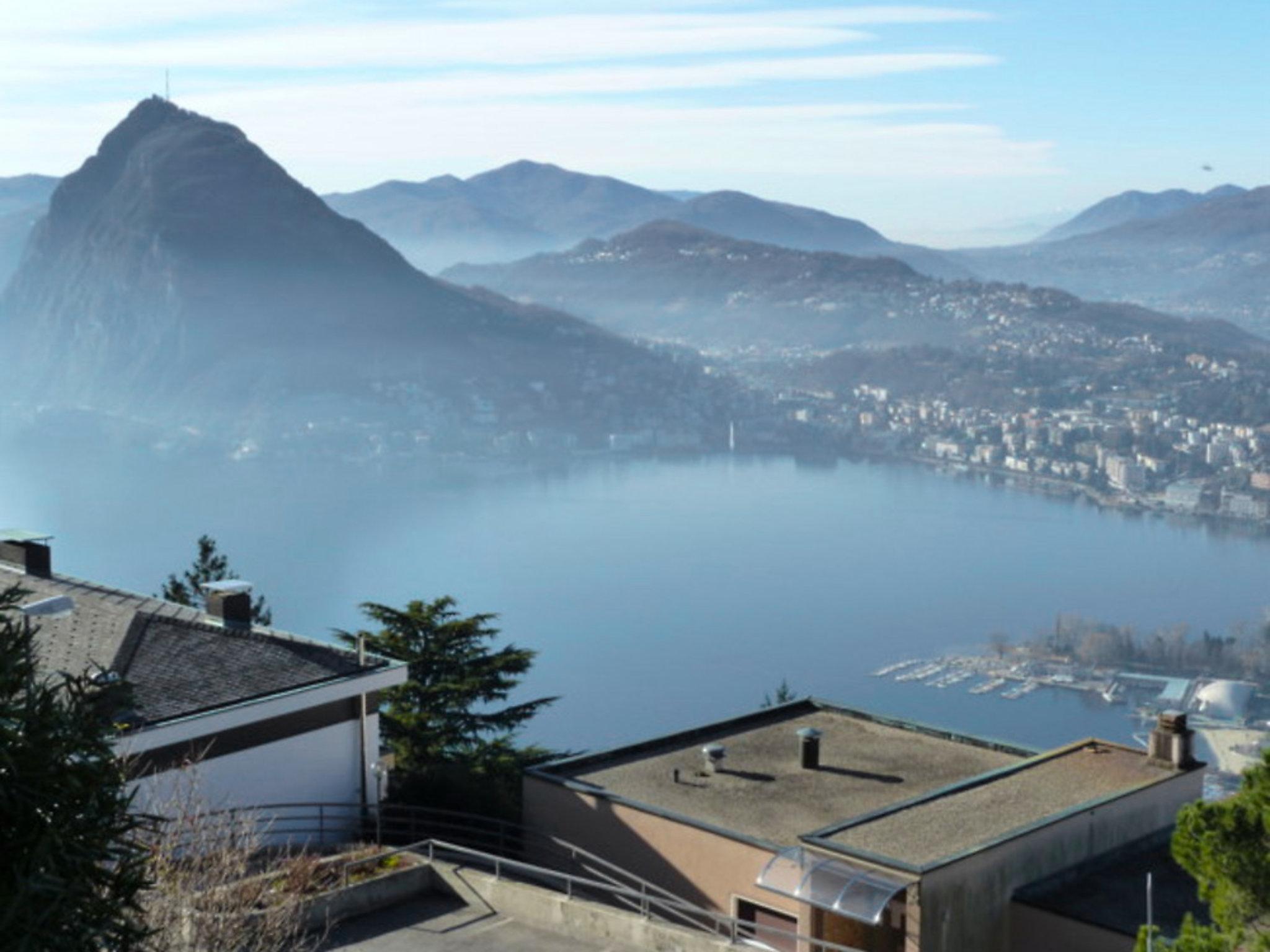 Foto 20 - Appartamento con 2 camere da letto a Lugano con vista sulle montagne