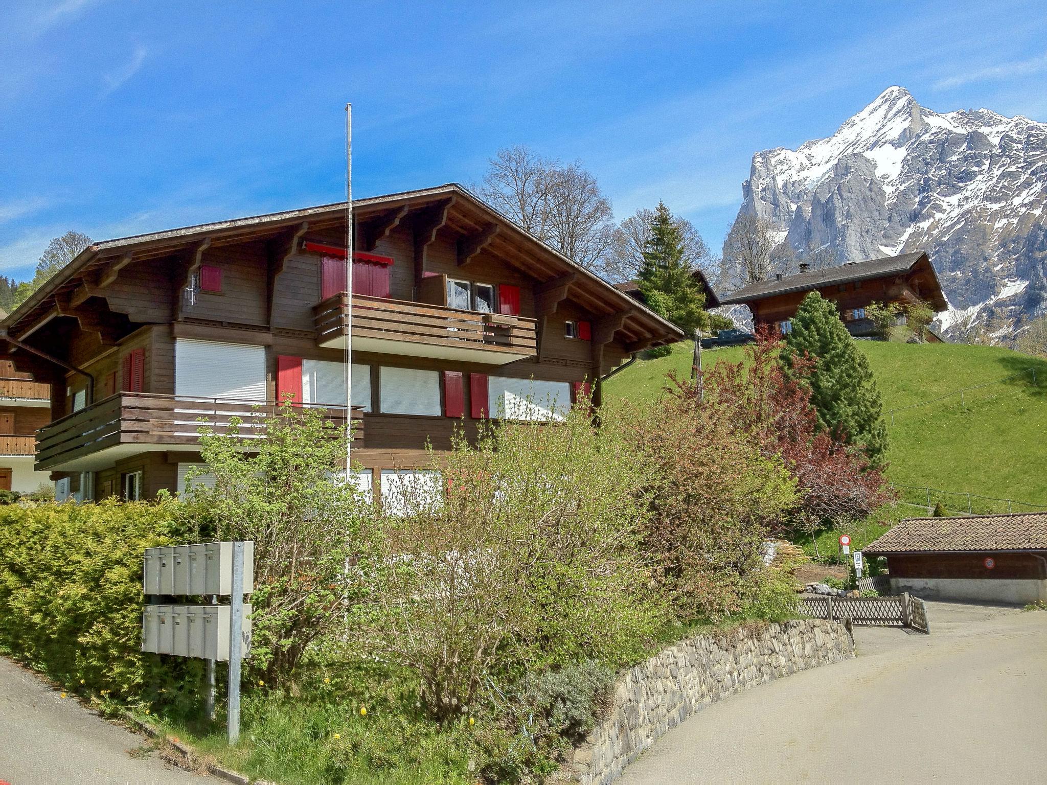 Foto 1 - Apartamento de 2 habitaciones en Grindelwald con jardín y vistas a la montaña