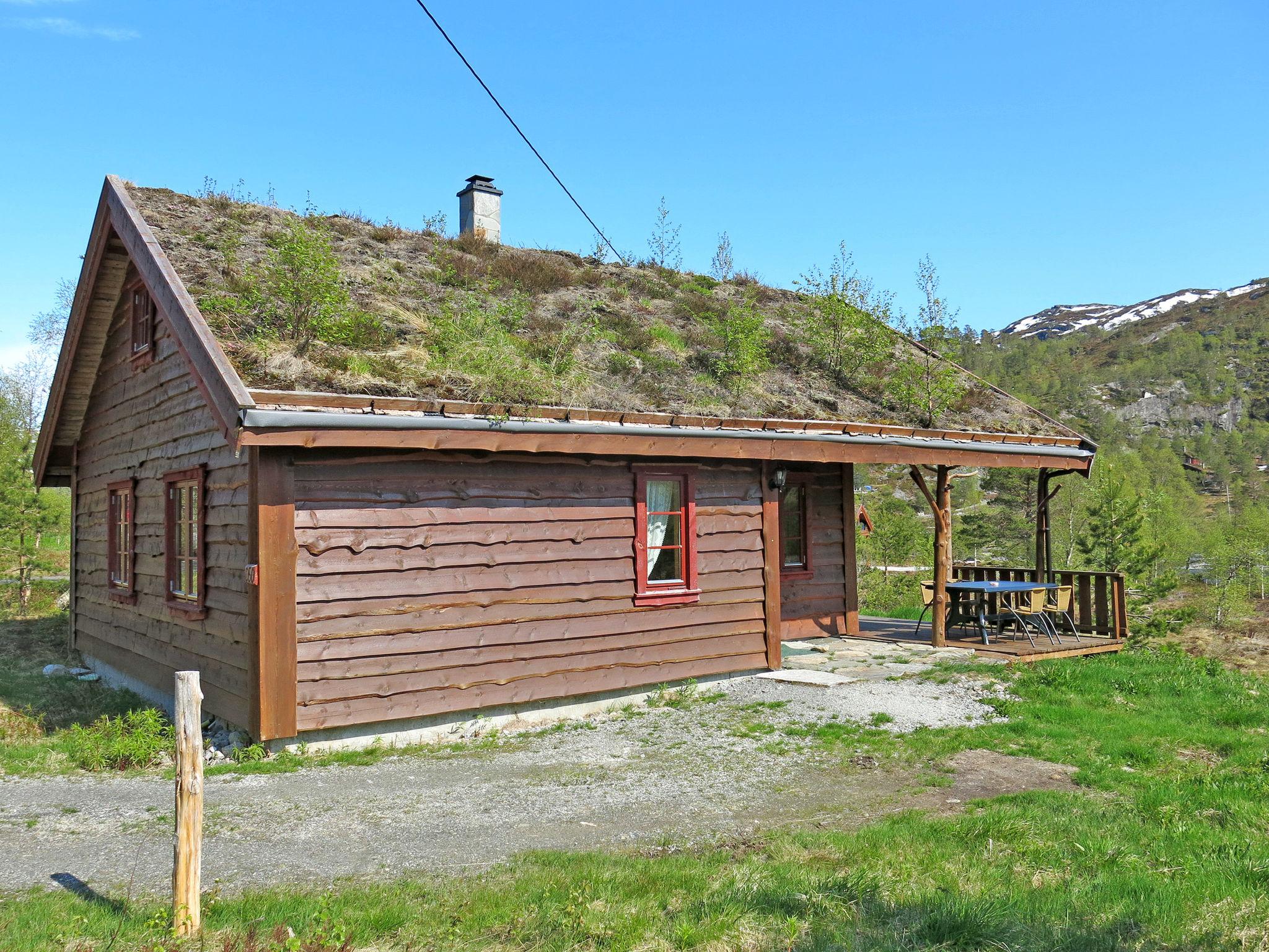 Foto 6 - Casa de 2 habitaciones en Viksdalen con jardín y terraza