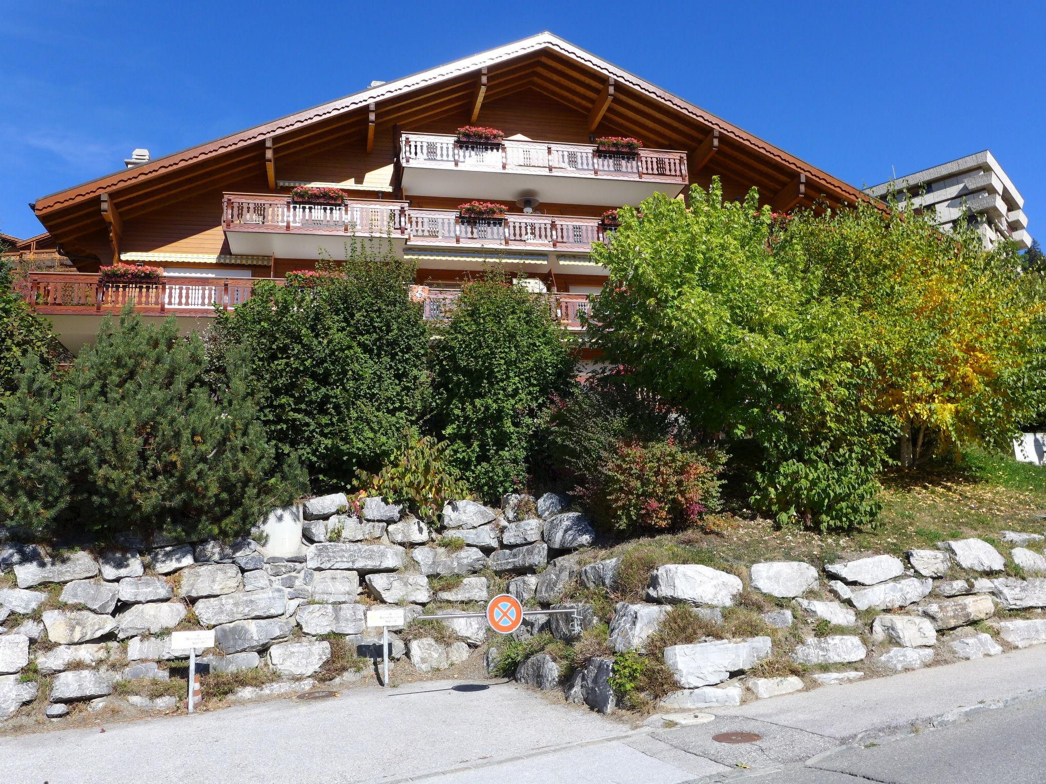 Foto 23 - Apartamento de 2 quartos em Crans-Montana com jardim e vista para a montanha