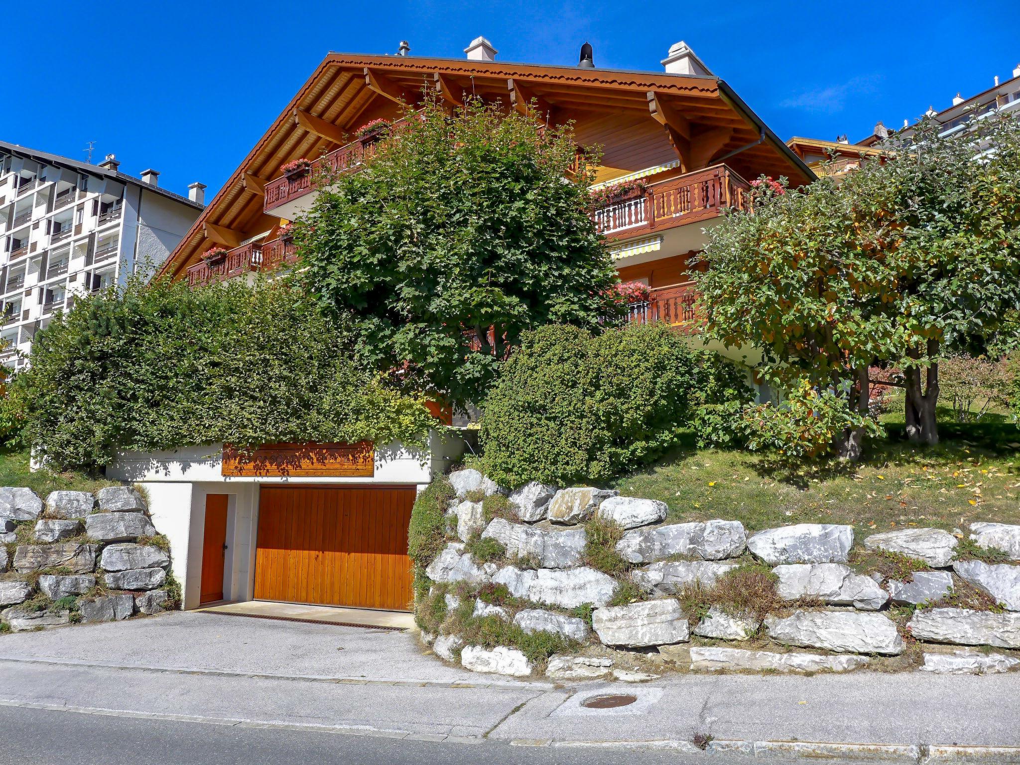 Foto 25 - Apartamento de 2 quartos em Crans-Montana com jardim e vista para a montanha