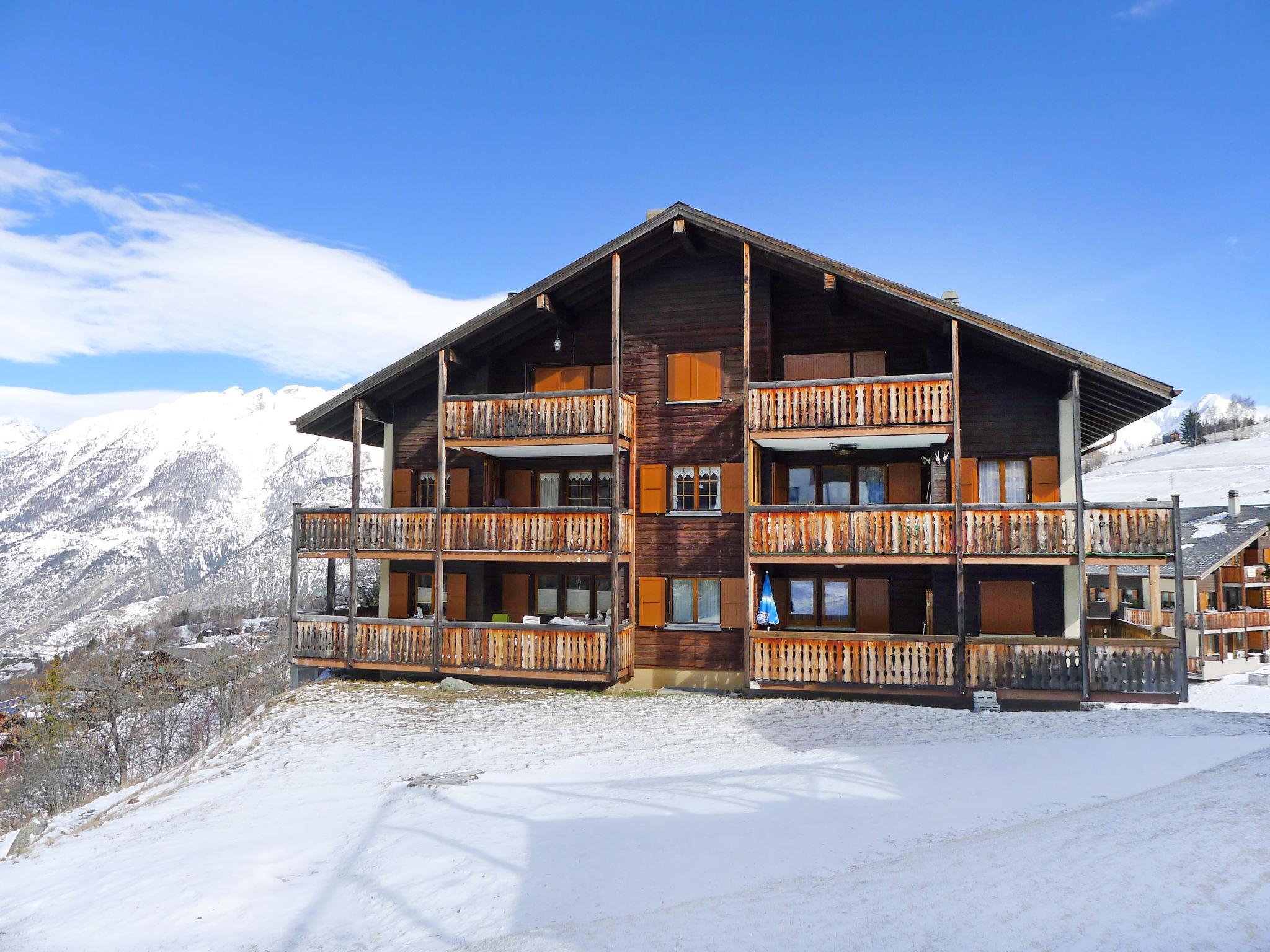 Foto 27 - Apartamento de 2 habitaciones en Bürchen con vistas a la montaña