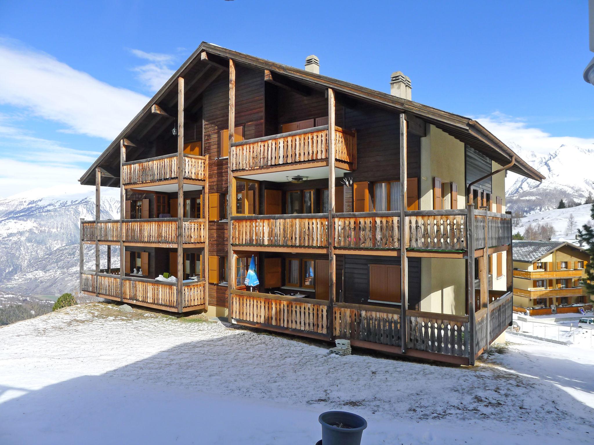 Foto 26 - Apartamento de 2 habitaciones en Bürchen con vistas a la montaña