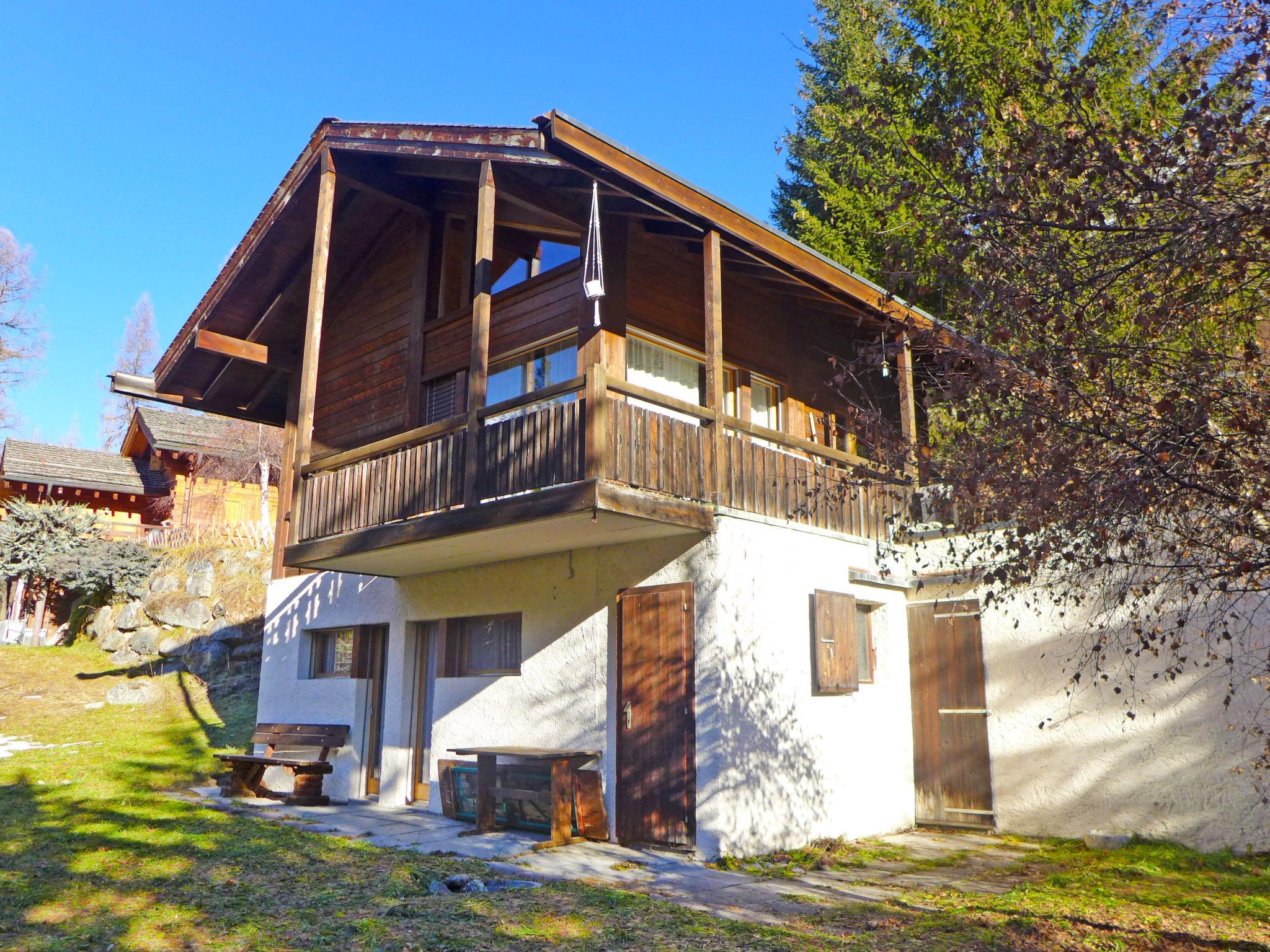 Photo 1 - Maison de 2 chambres à Anniviers avec jardin et terrasse