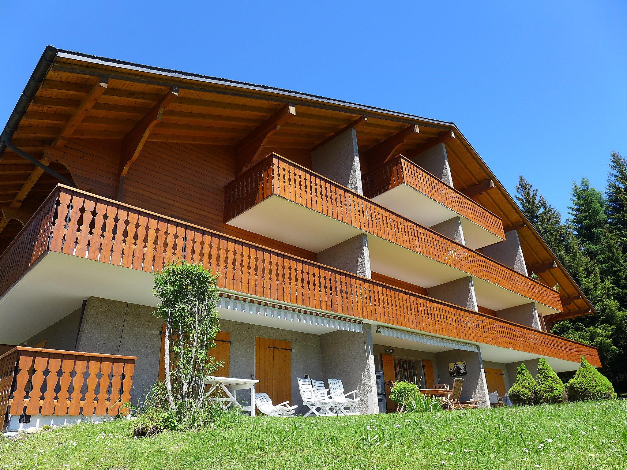 Foto 15 - Apartamento de 2 quartos em Ollon com terraço e vista para a montanha