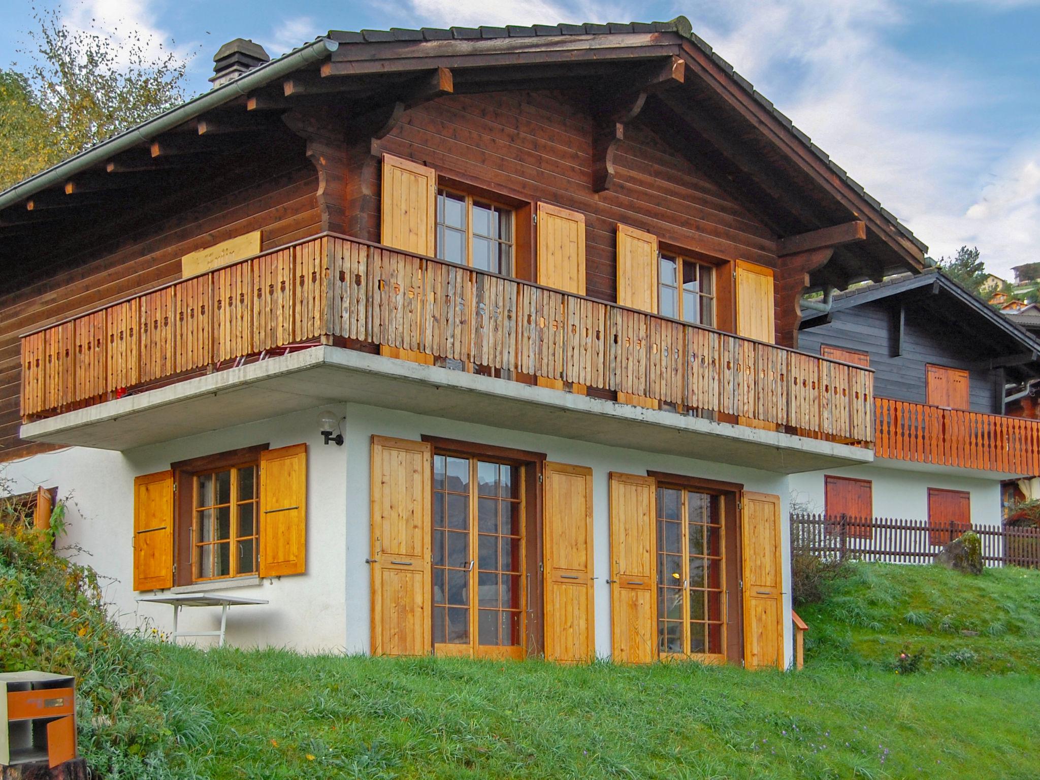 Foto 1 - Casa con 3 camere da letto a Nendaz con giardino e vista sulle montagne