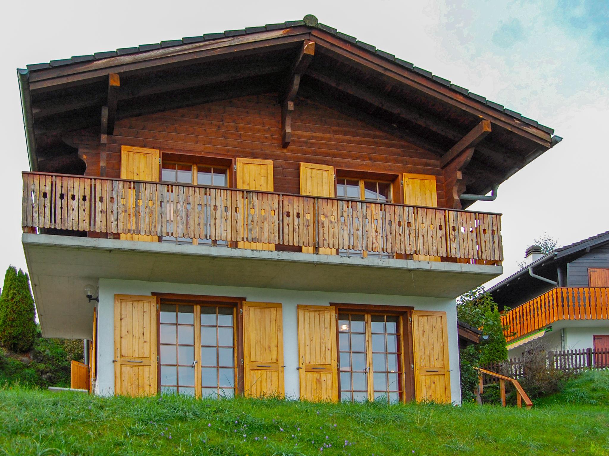 Foto 2 - Casa de 3 habitaciones en Nendaz con jardín y vistas a la montaña