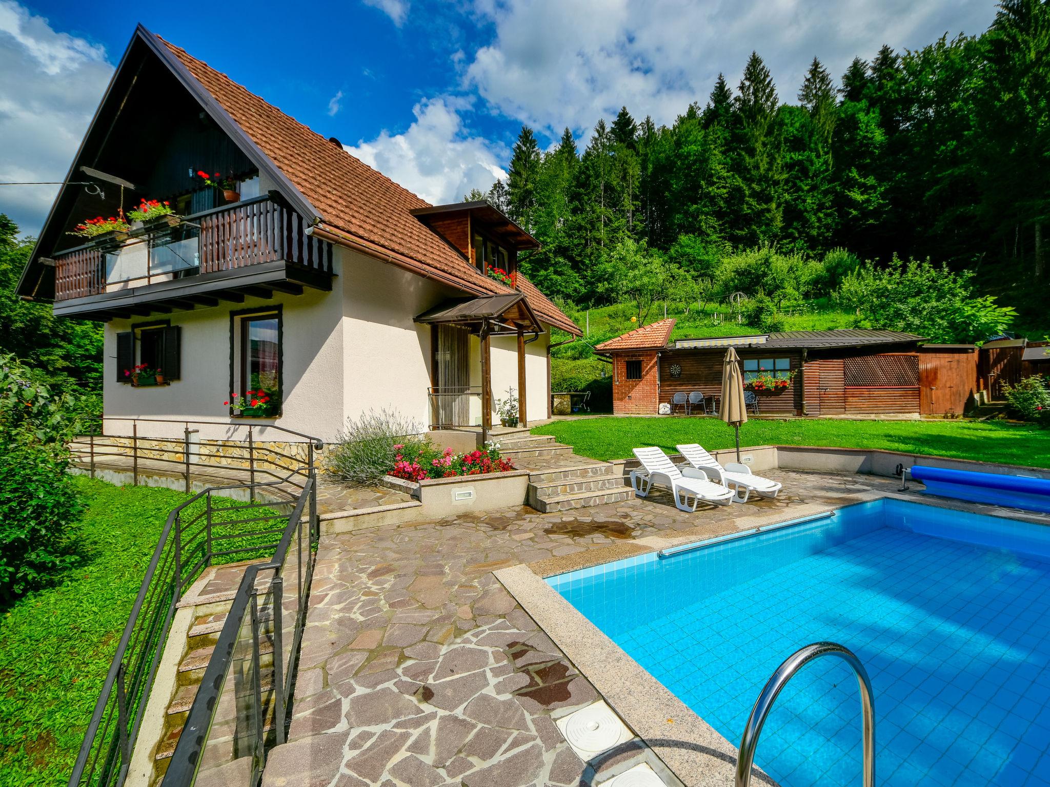 Foto 1 - Casa de 3 quartos em Delnice com piscina privada e terraço