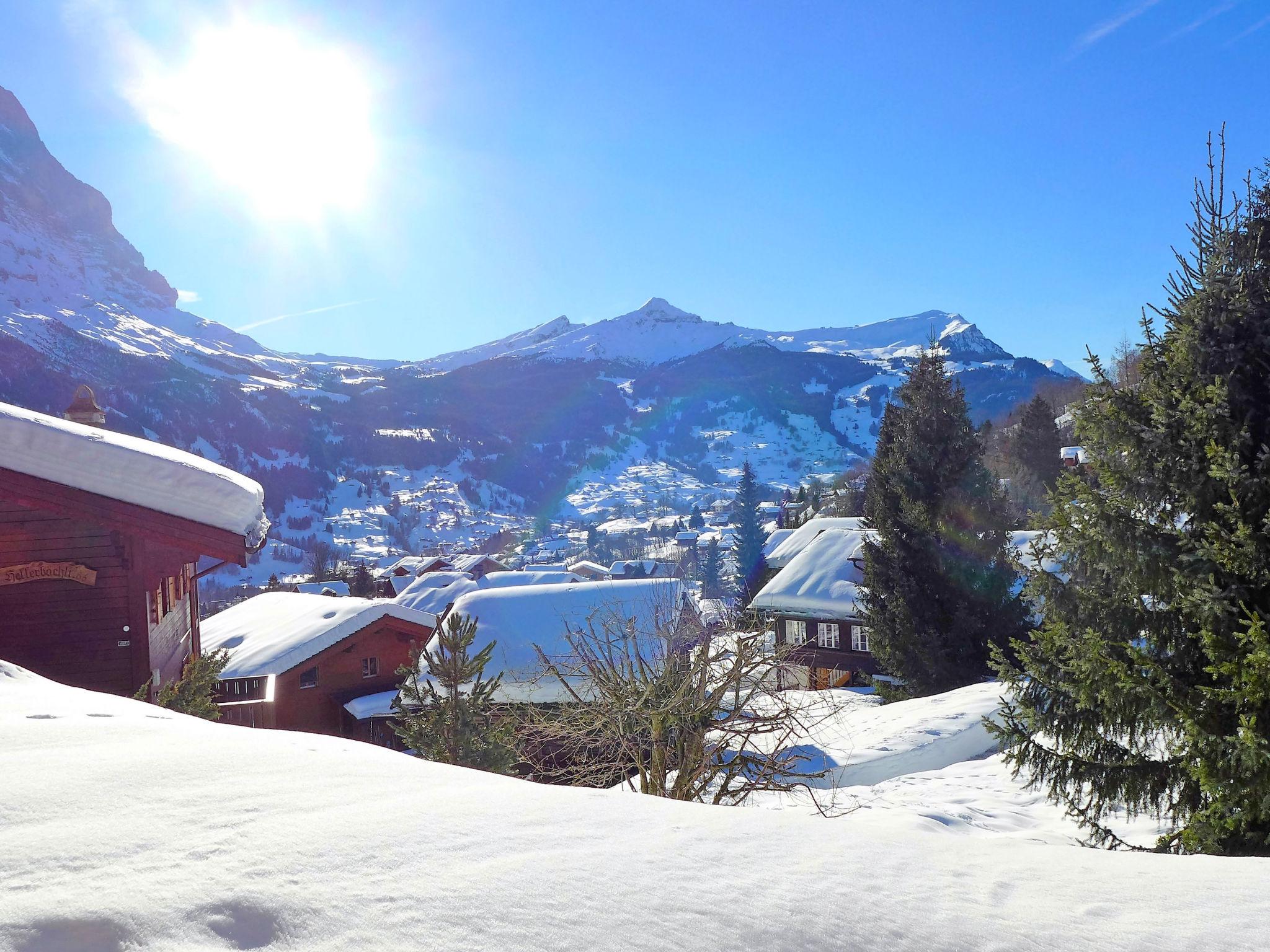 Foto 15 - Apartamento em Grindelwald com jardim e vista para a montanha