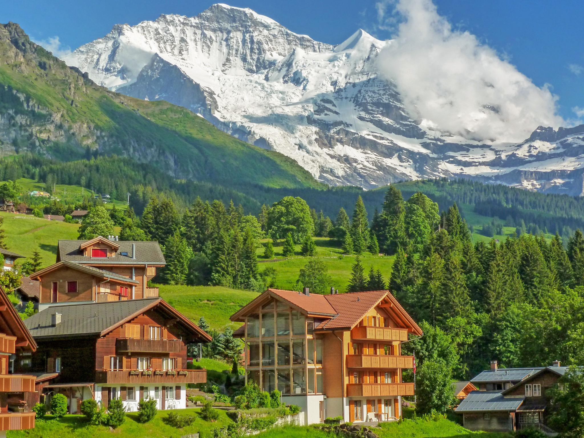 Foto 5 - Apartamento de 2 habitaciones en Lauterbrunnen con terraza