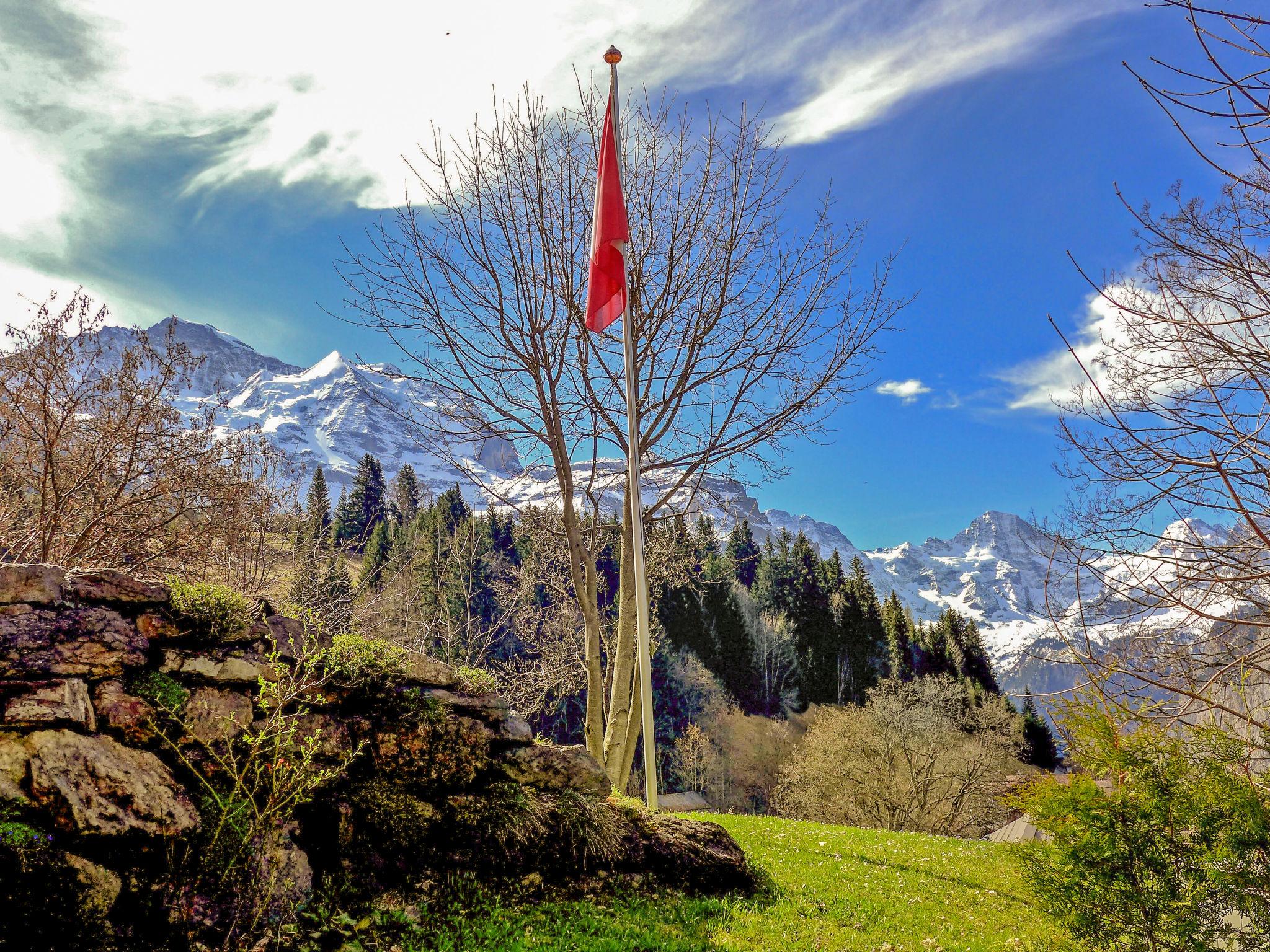 Foto 24 - Appartamento con 2 camere da letto a Lauterbrunnen con terrazza