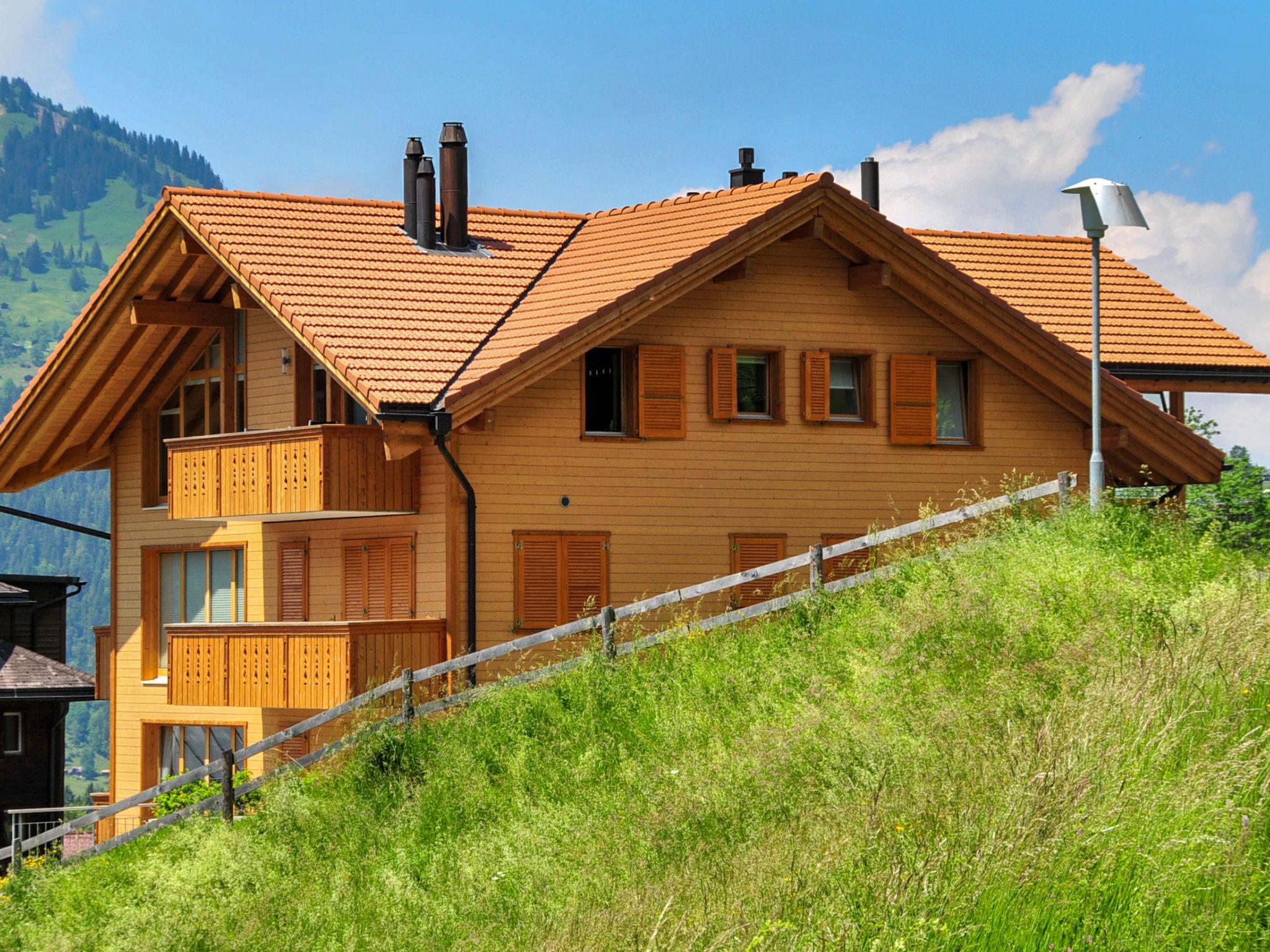 Foto 12 - Apartamento de 2 habitaciones en Lauterbrunnen con terraza y vistas a la montaña