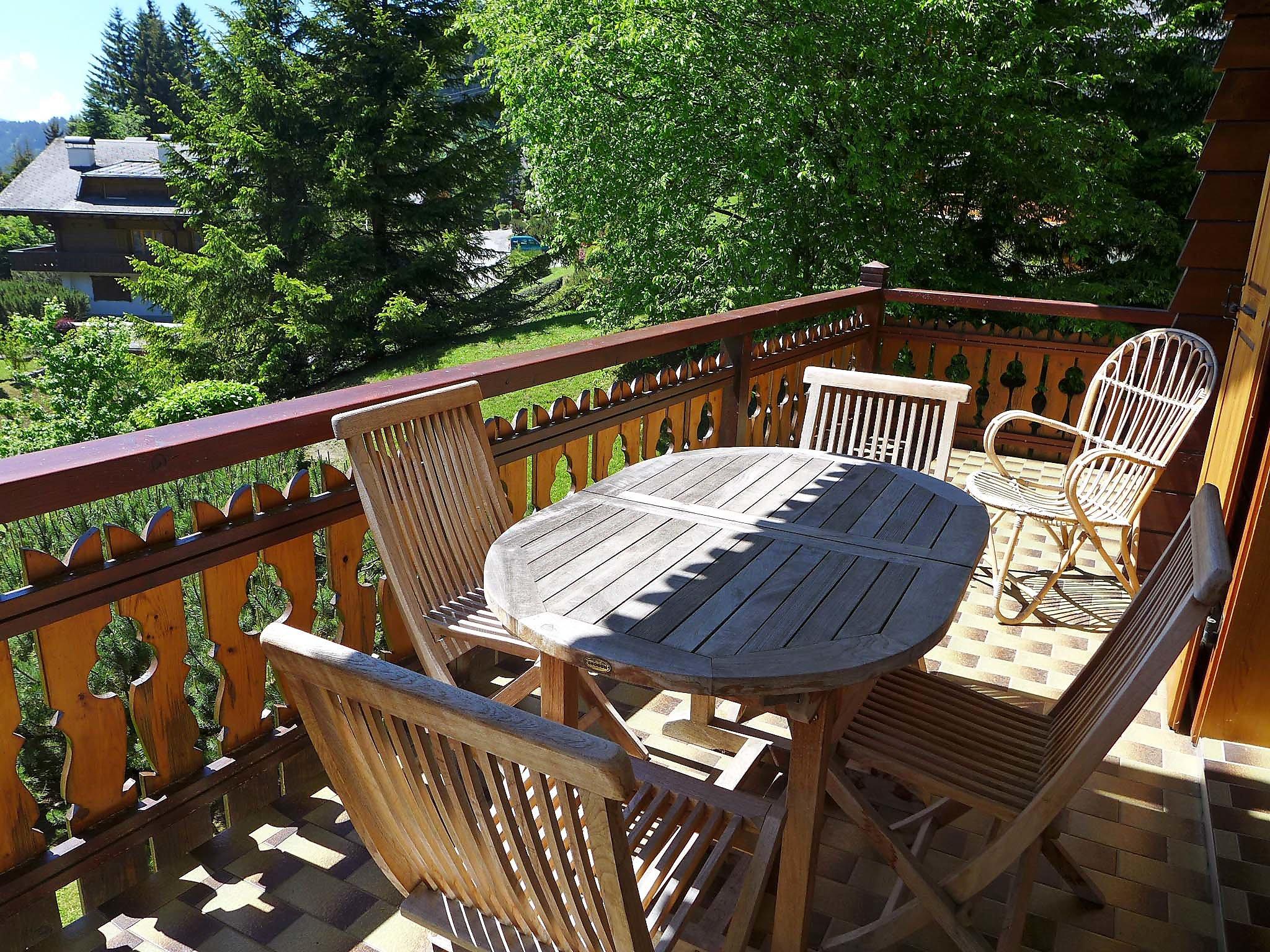 Foto 4 - Apartamento de 1 habitación en Ollon con sauna y vistas a la montaña