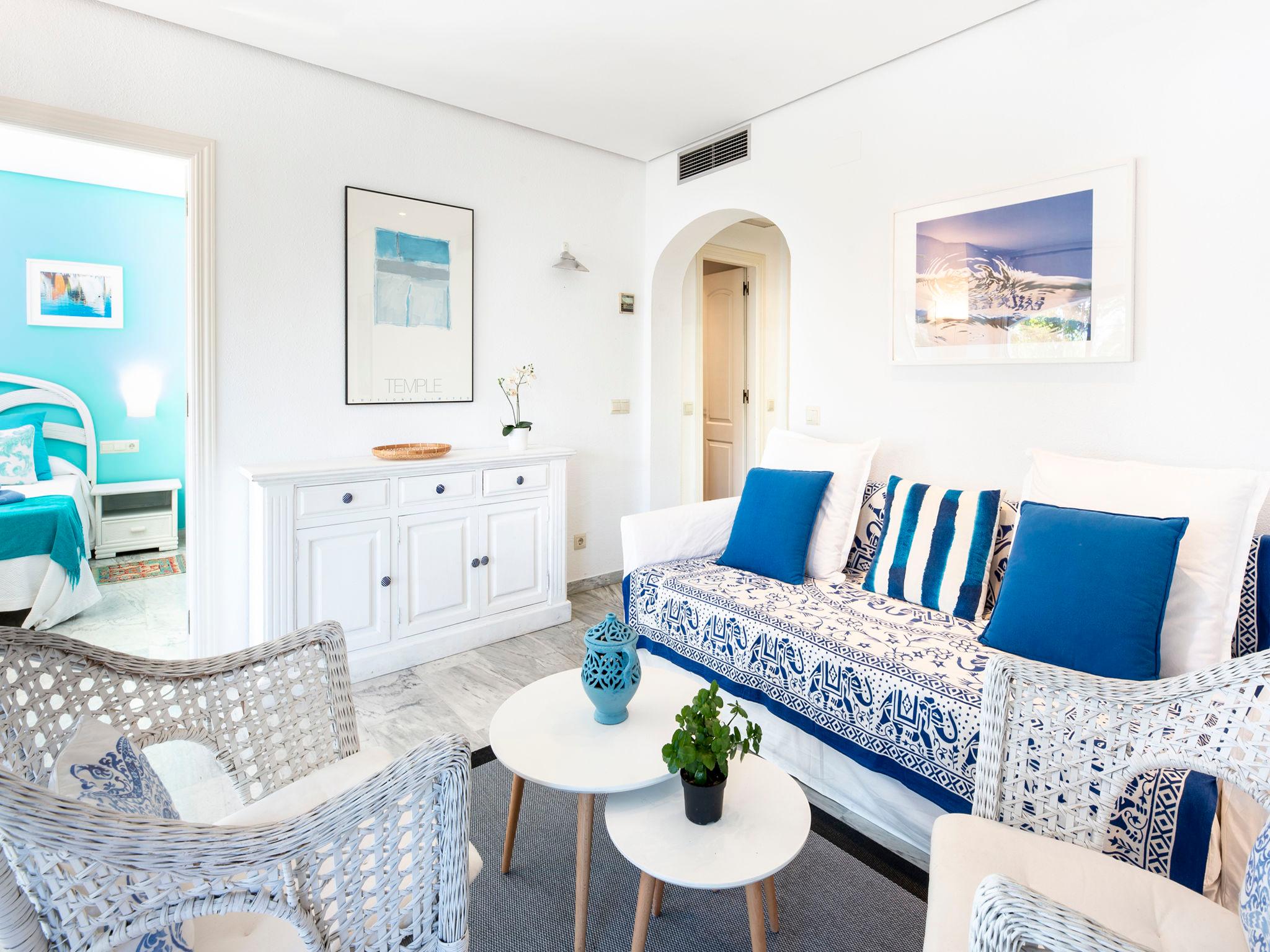 Foto 7 - Apartamento de 2 habitaciones en Marbella con piscina y vistas al mar