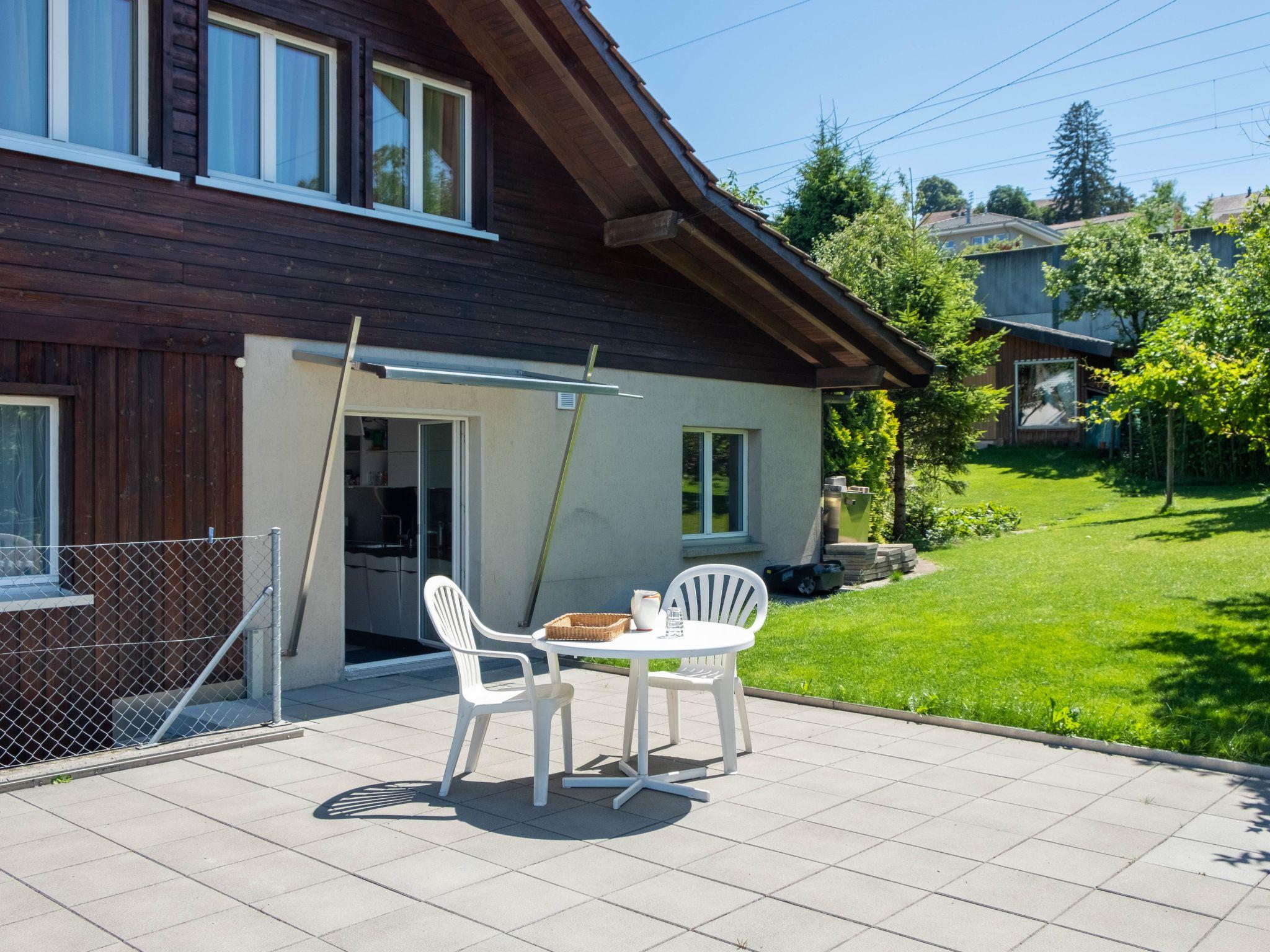 Foto 9 - Apartamento de 3 quartos em Spiez com jardim