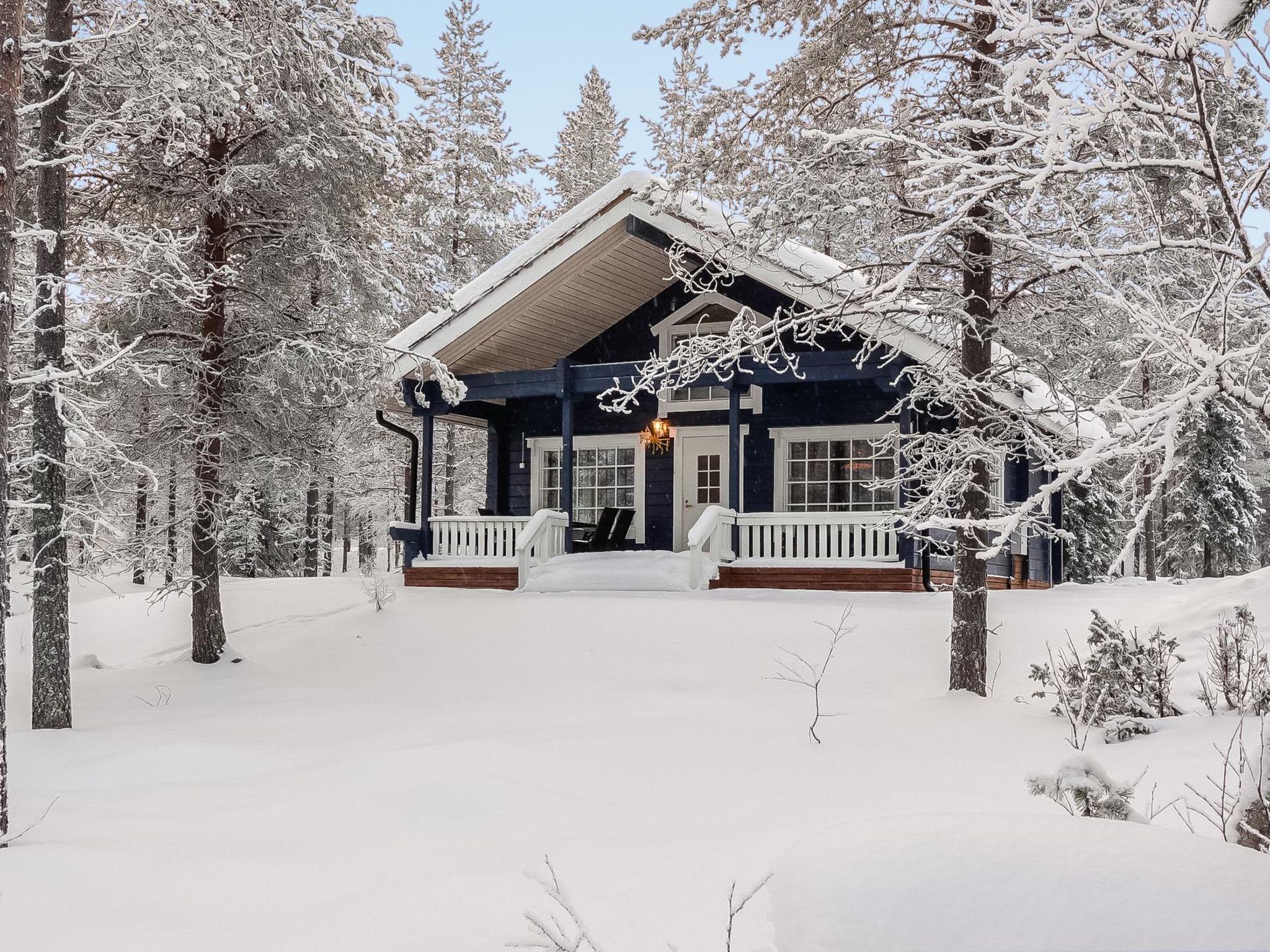 Foto 7 - Haus mit 1 Schlafzimmer in Salla mit sauna und blick auf die berge