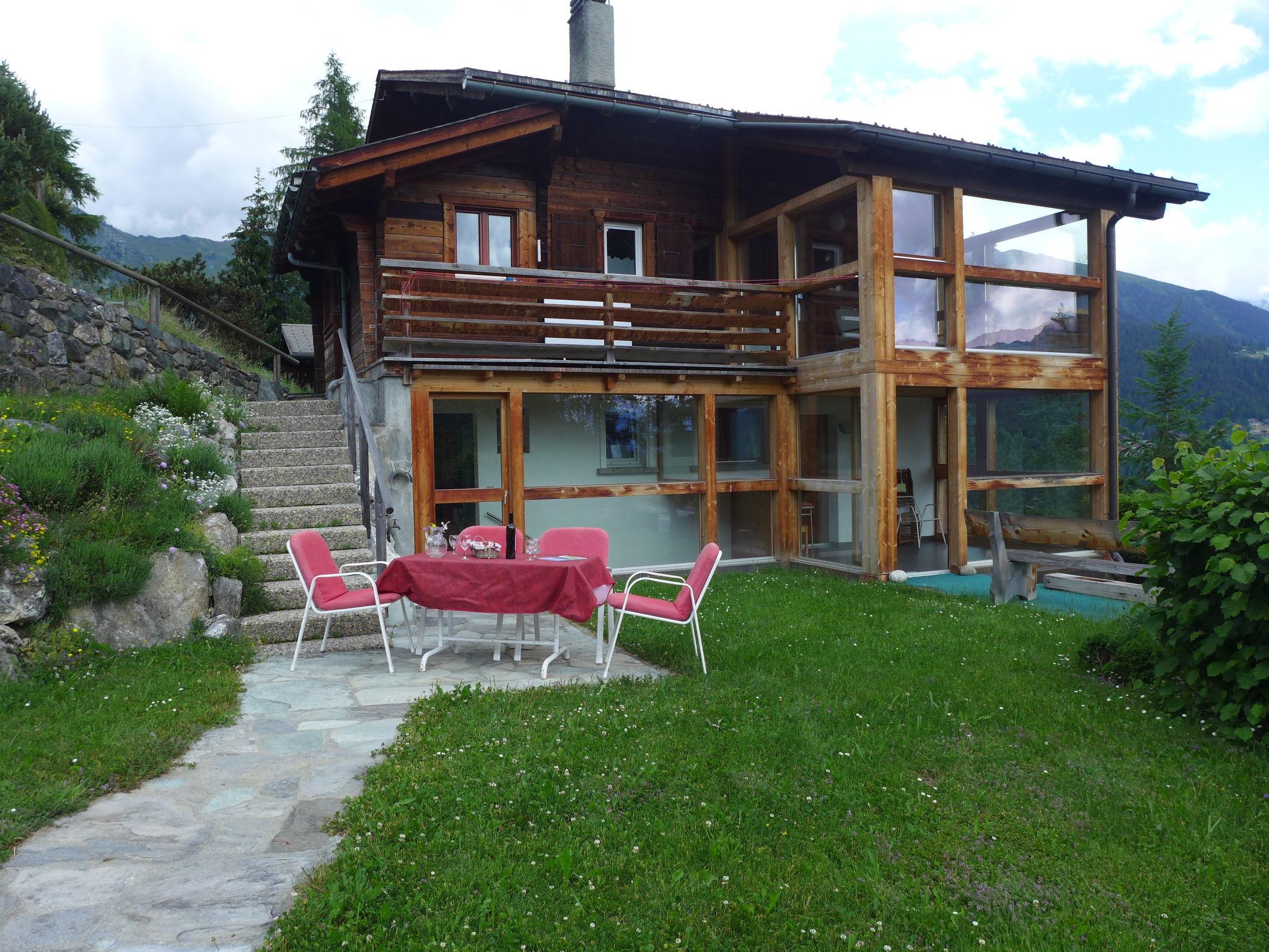 Foto 1 - Apartamento de 2 habitaciones en Val de Bagnes con jardín y vistas a la montaña