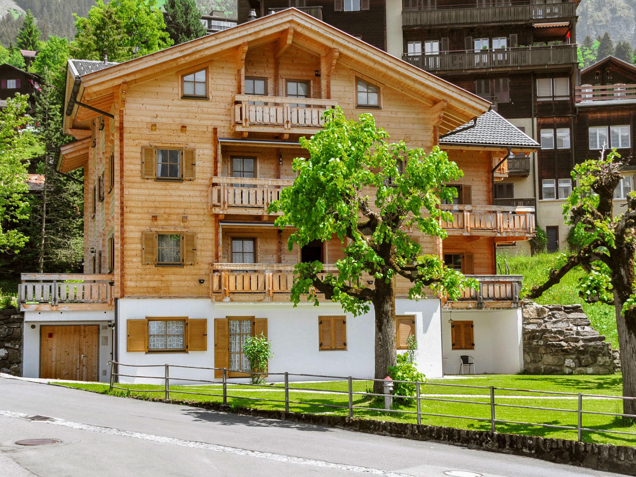 Foto 5 - Appartamento con 2 camere da letto a Lauterbrunnen con vista sulle montagne