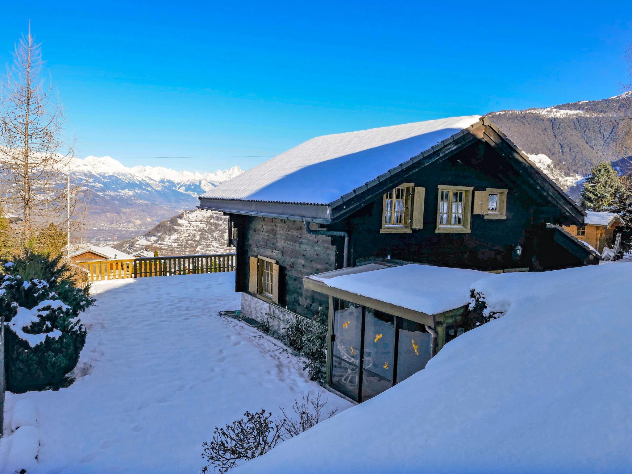 Foto 35 - Casa de 3 quartos em Nendaz com jardim e vista para a montanha