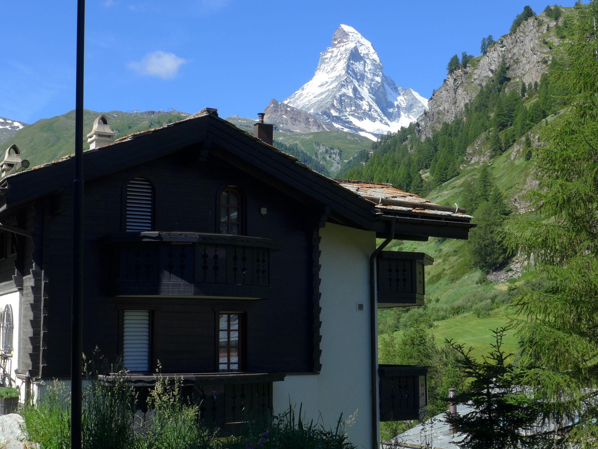 Foto 1 - Apartamento de 1 quarto em Zermatt com vista para a montanha