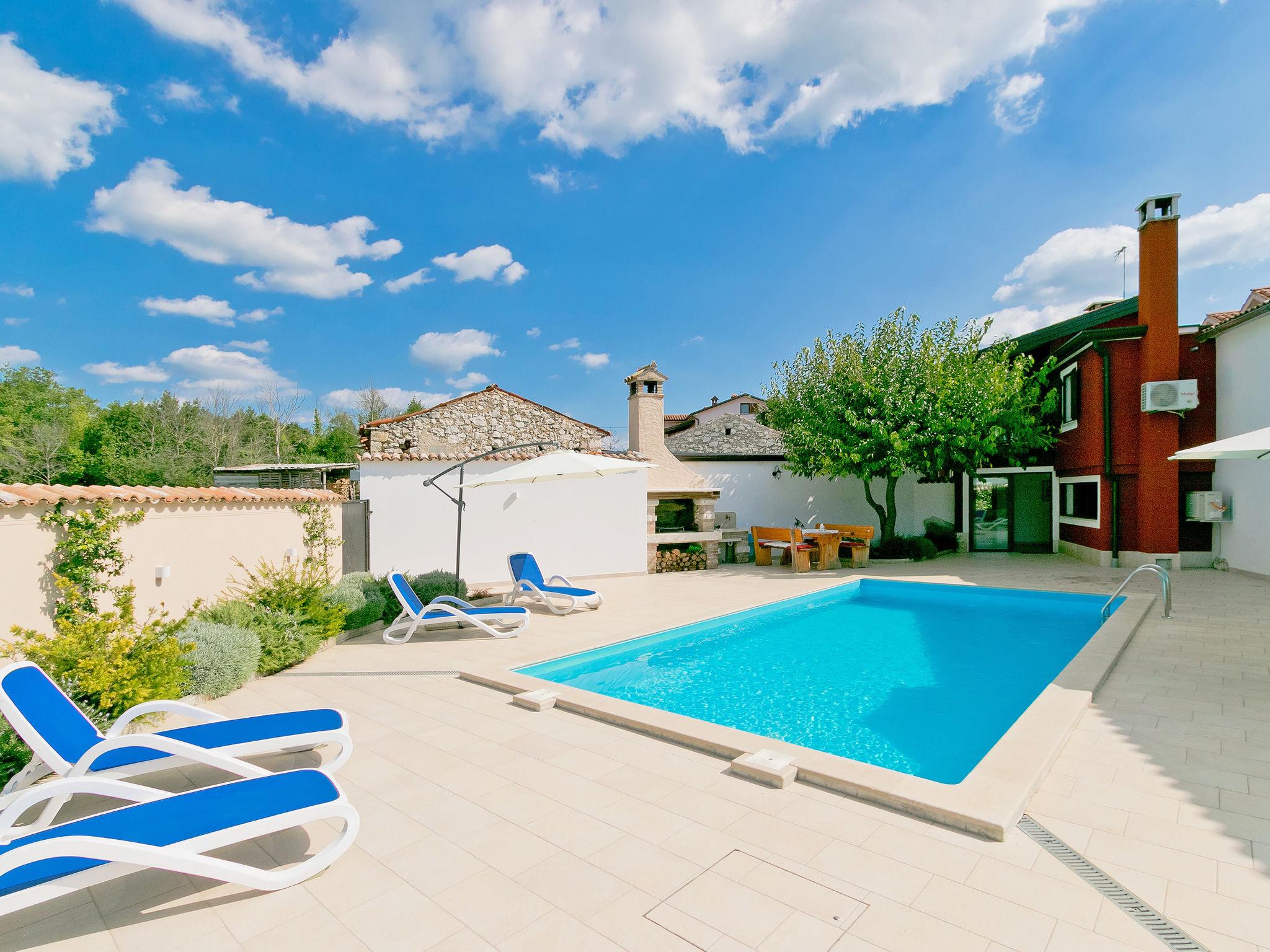 Photo 1 - Maison de 4 chambres à Brtonigla avec piscine privée et vues à la mer