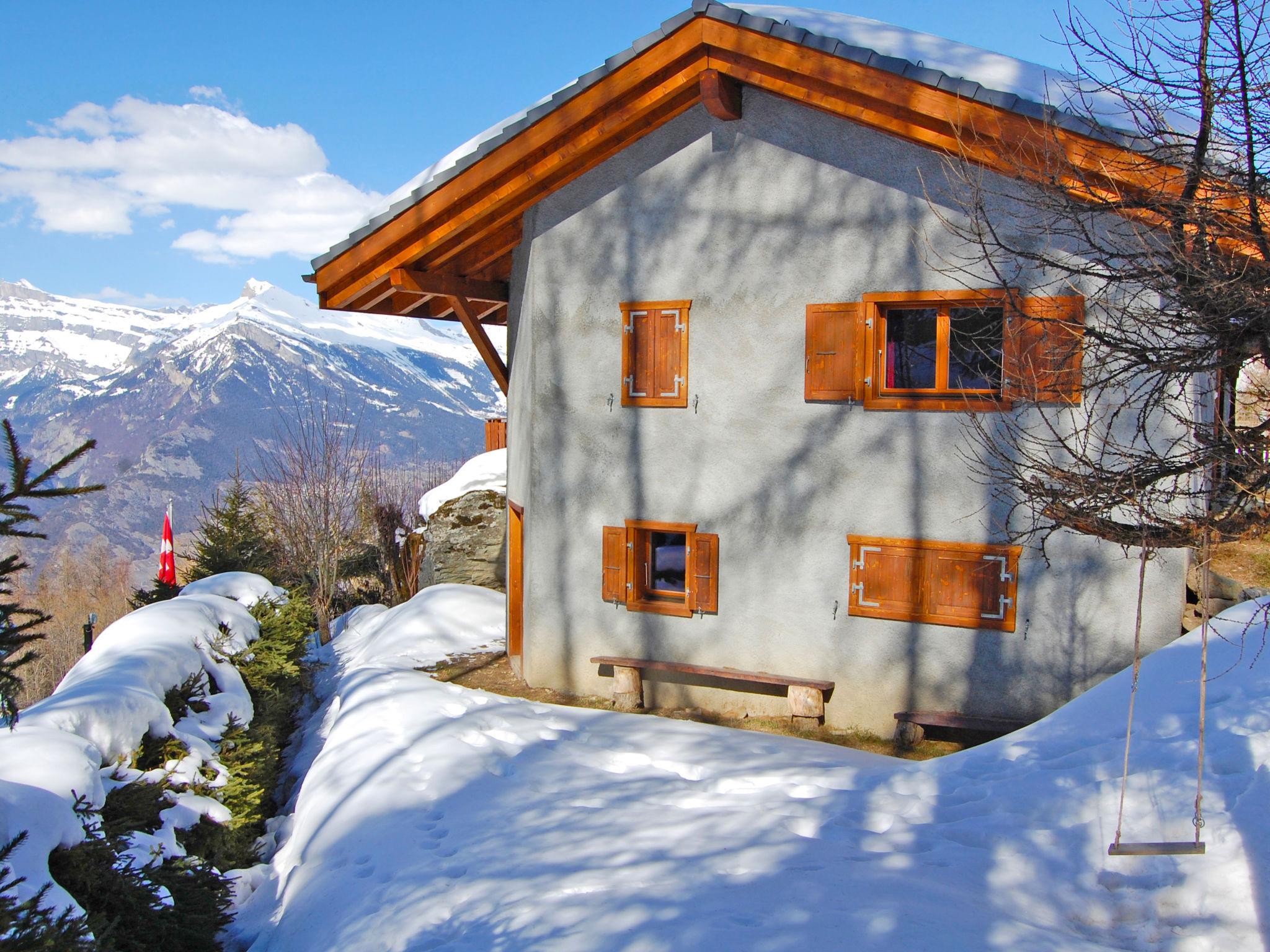 Foto 37 - Casa de 3 quartos em Nendaz com jardim e vista para a montanha