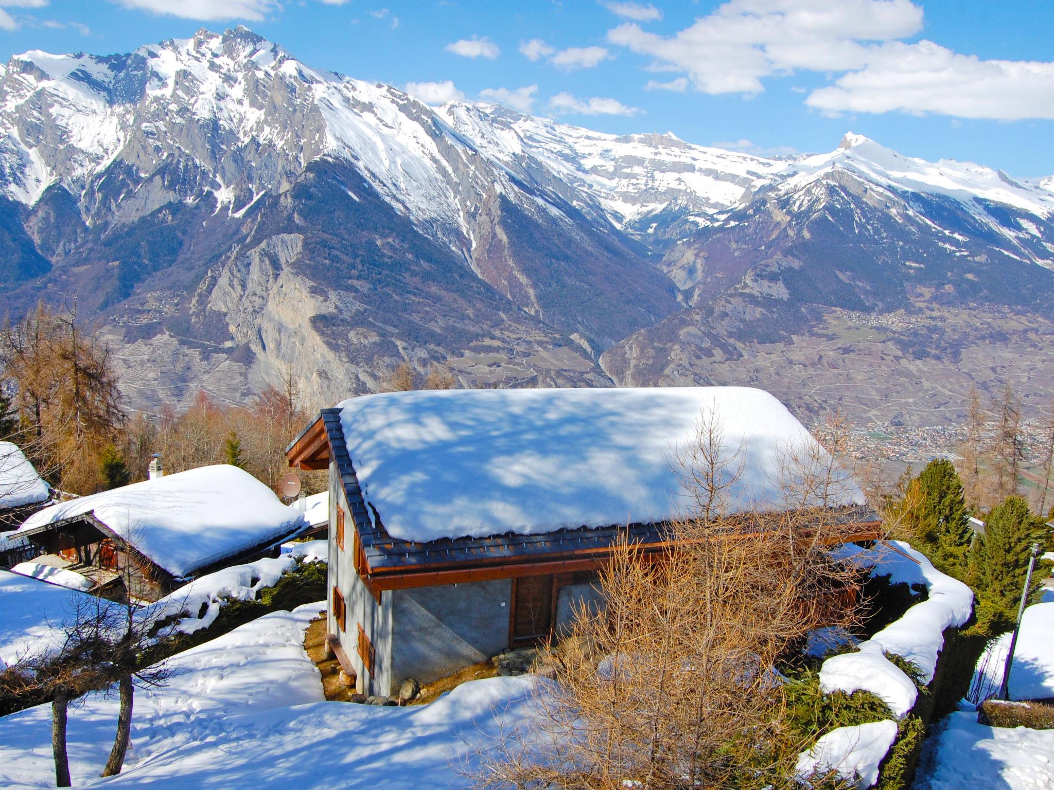 Foto 34 - Casa de 3 quartos em Nendaz com jardim e vista para a montanha