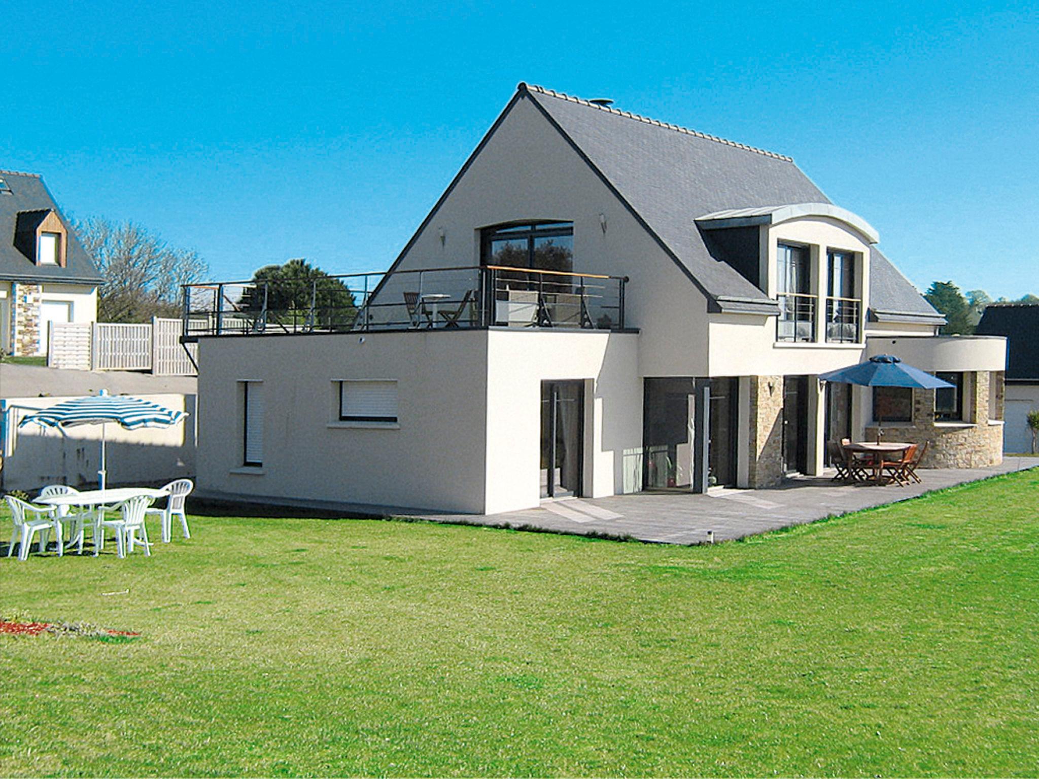 Foto 5 - Apartamento de 2 habitaciones en Saint-Michel-en-Grève con piscina y jardín