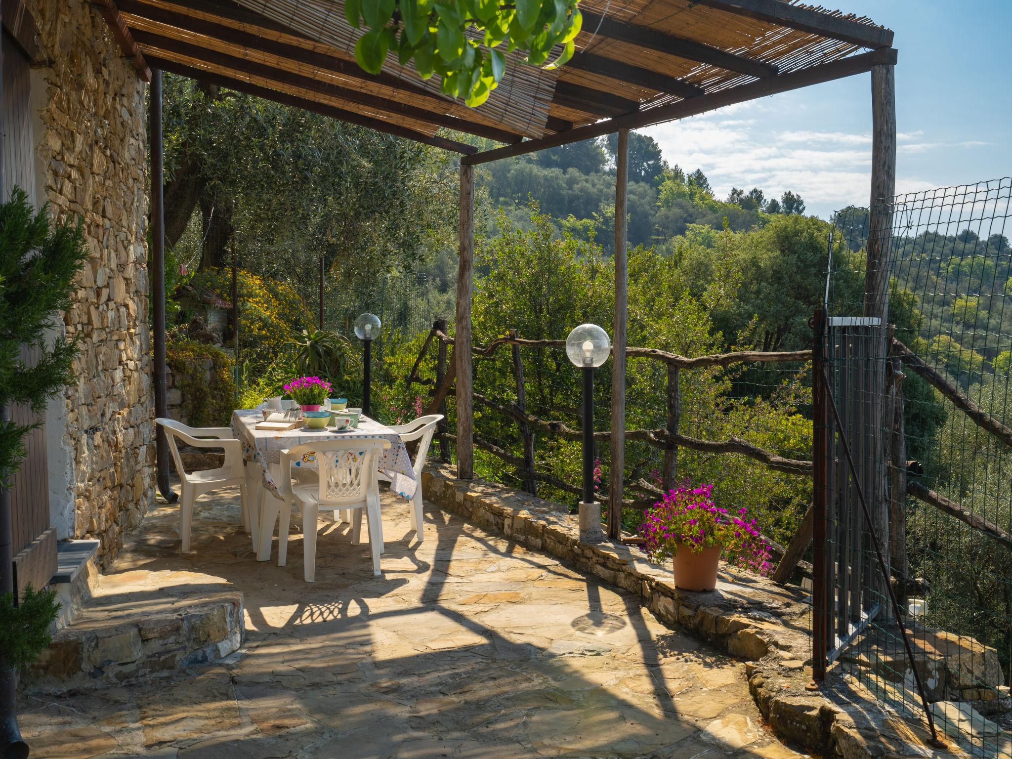 Photo 2 - Maison de 1 chambre à Diano San Pietro avec piscine privée et jardin