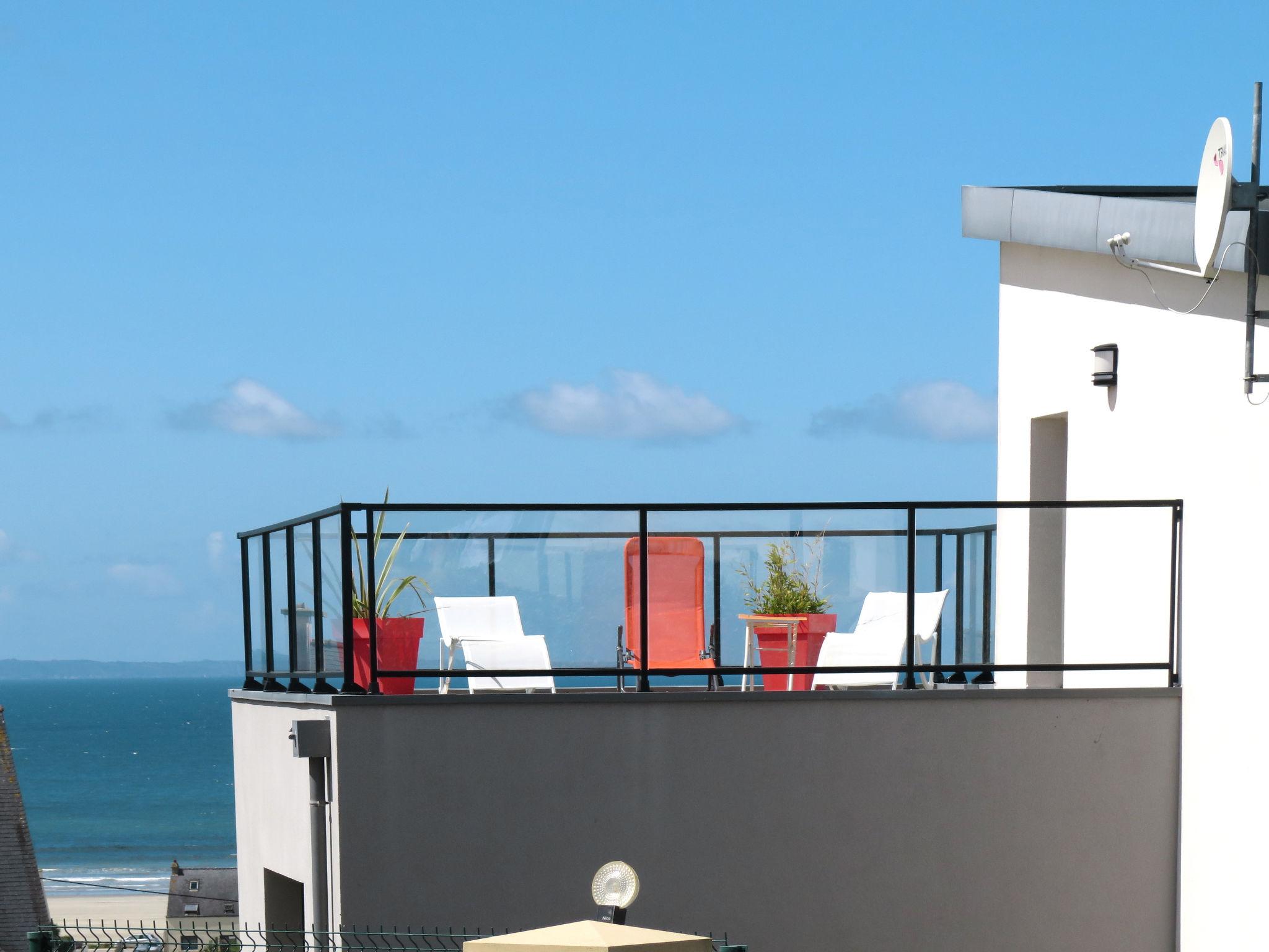 Foto 11 - Casa de 3 quartos em Saint-Nic com jardim e vistas do mar