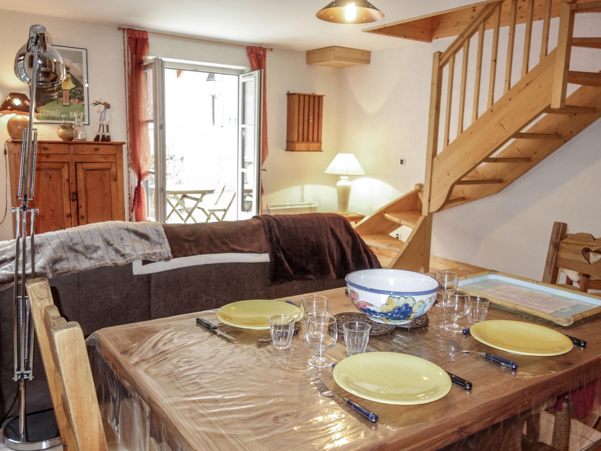 Foto 13 - Apartment mit 2 Schlafzimmern in Saint-Gervais-les-Bains mit terrasse und blick auf die berge