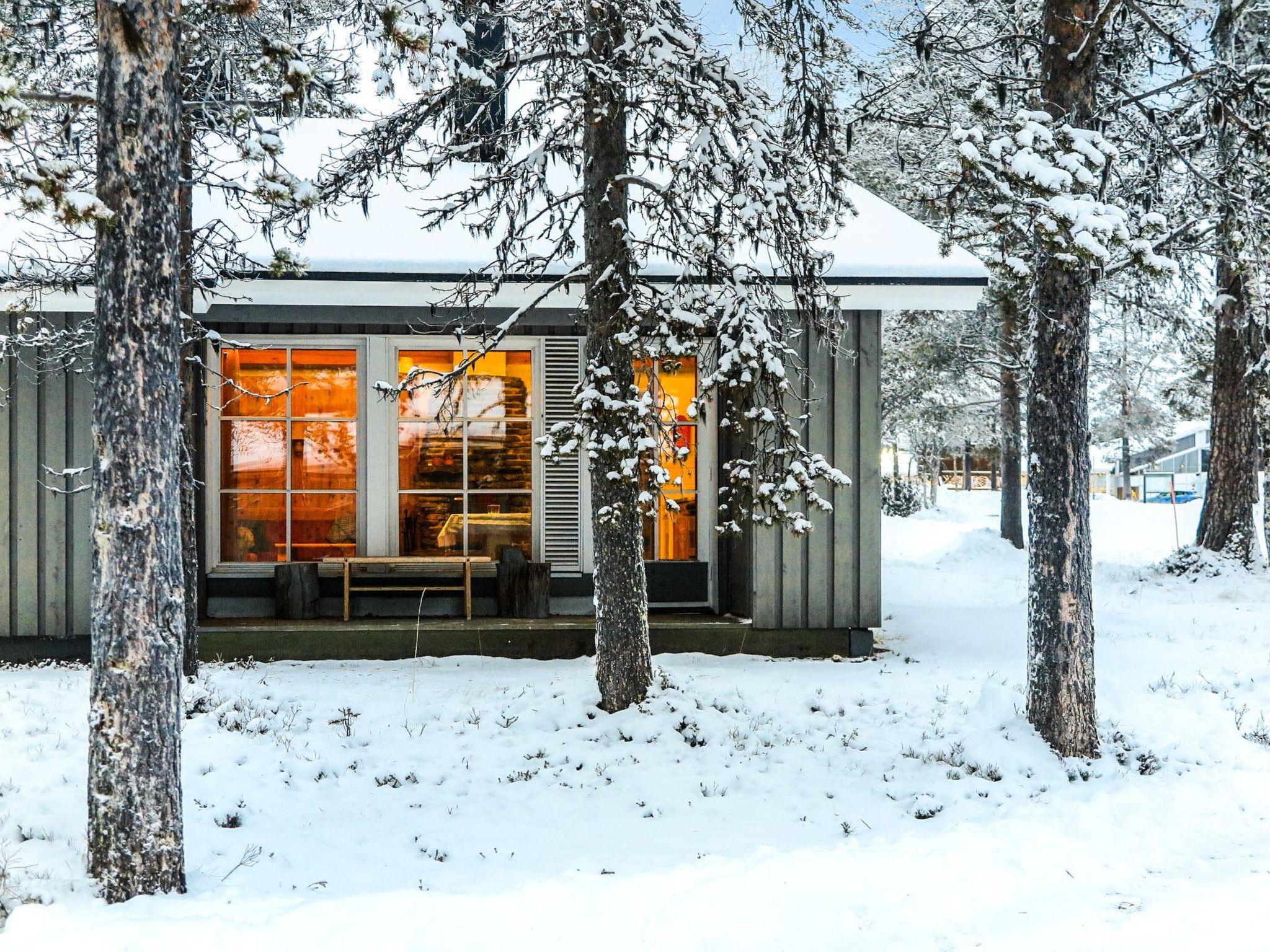 Foto 5 - Casa de 1 habitación en Inari con sauna y vistas a la montaña