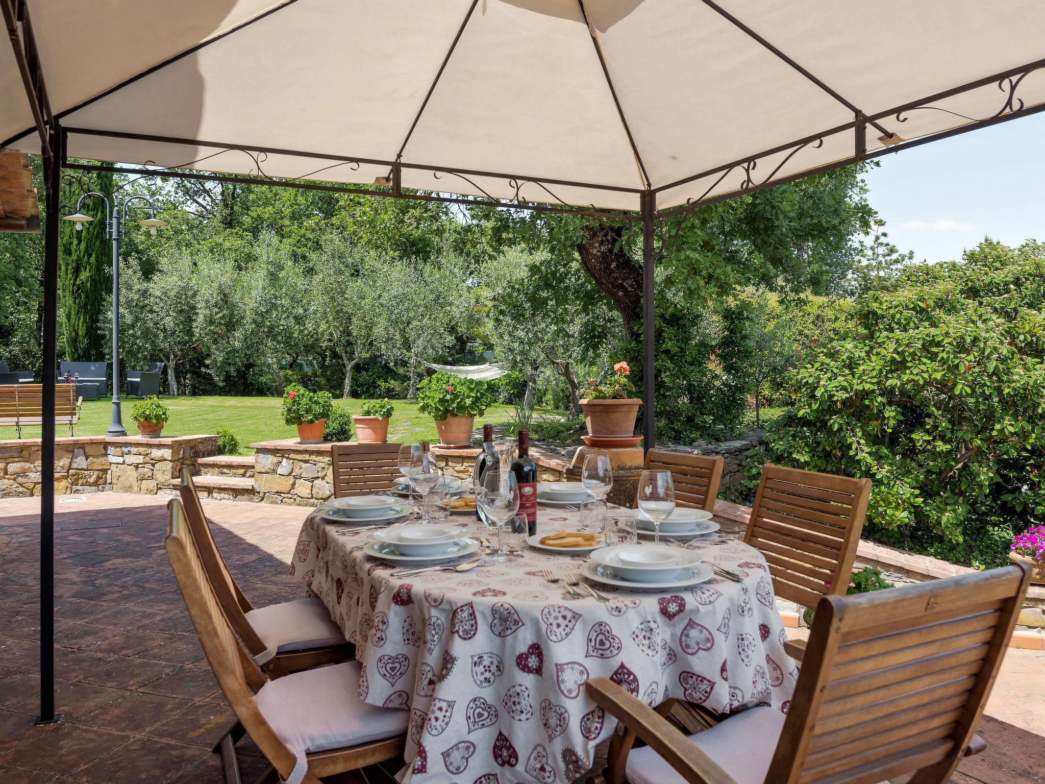 Foto 4 - Casa con 3 camere da letto a Radda in Chianti con piscina privata e giardino